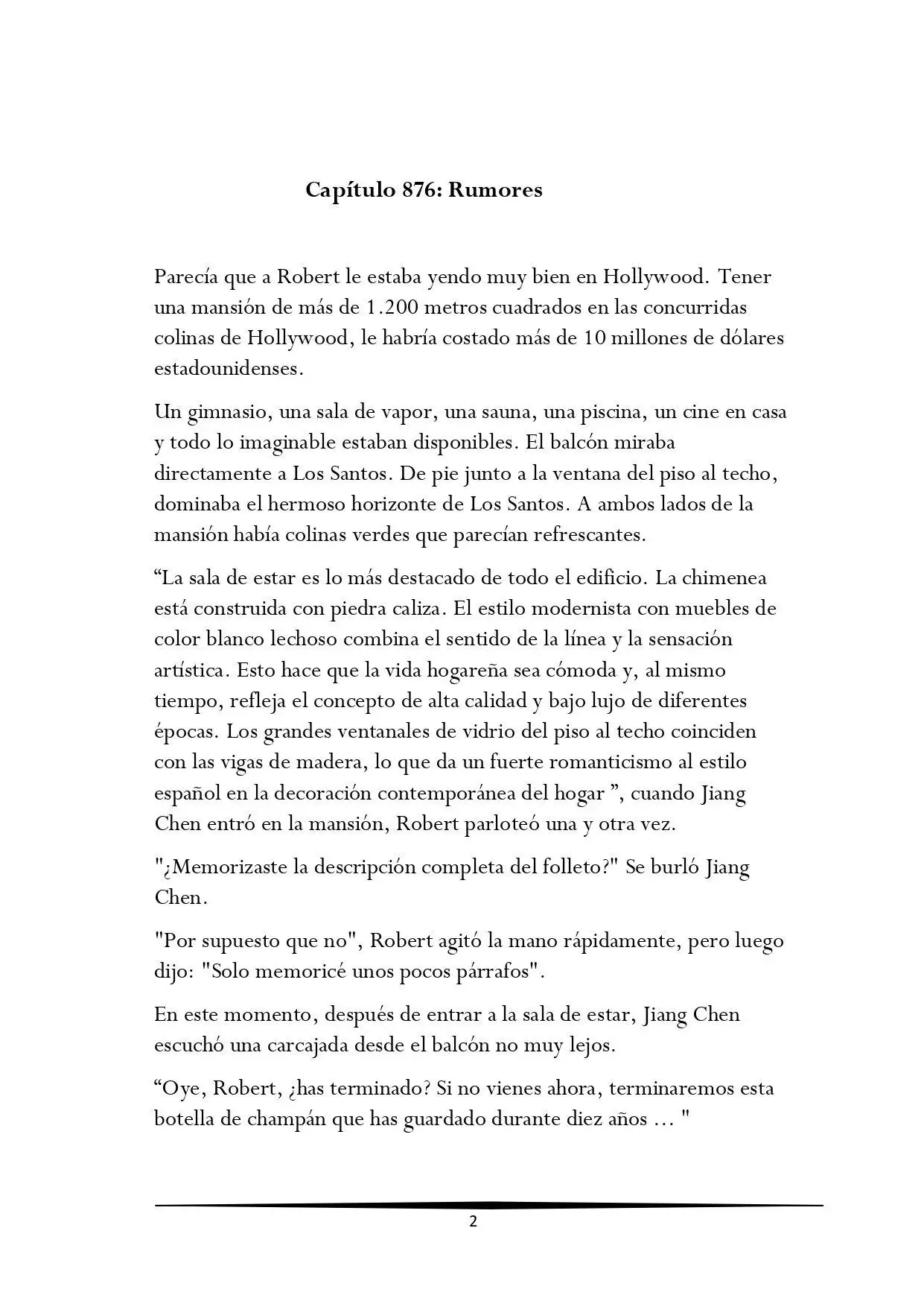 Tengo una Mansion en el mundo Post-apocaliptico (Novela) - Capítulo 876 - Página 2 - LectorTMOo