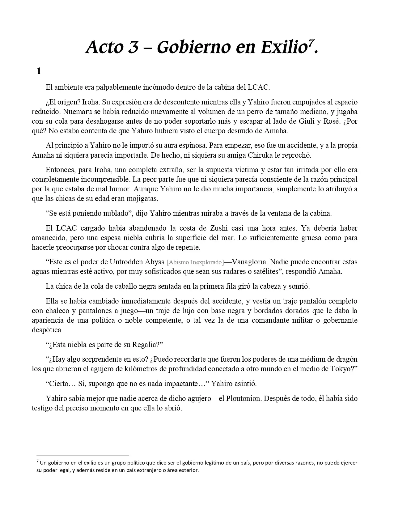 The Hollow Regalia (Novela) - Capítulo 2.4 - Página 1 - LectorTMOo