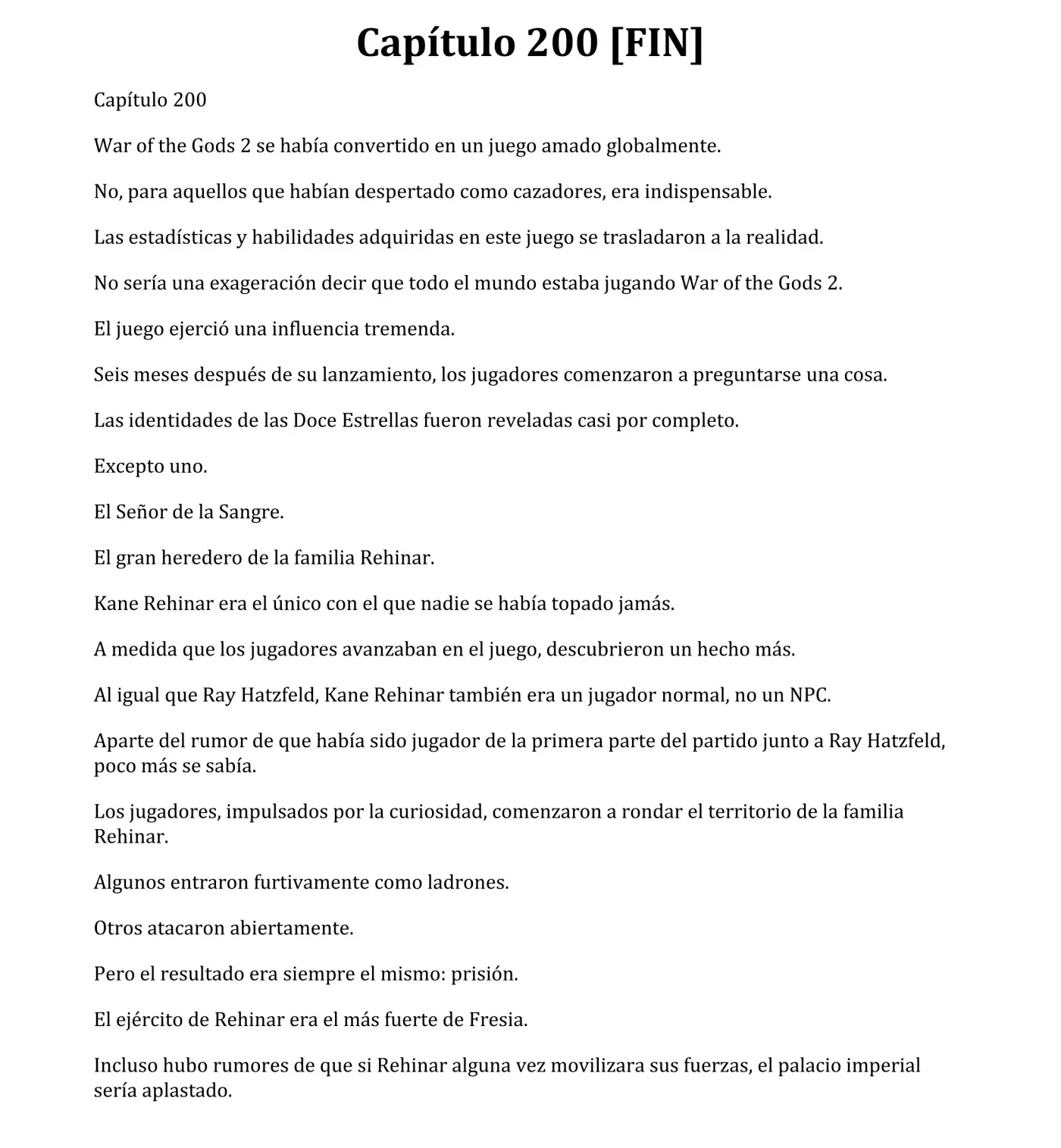 The Regressed Blood Knight’s Strategy (Novela) - Capítulo 200 - Página 2 - LectorTMOo