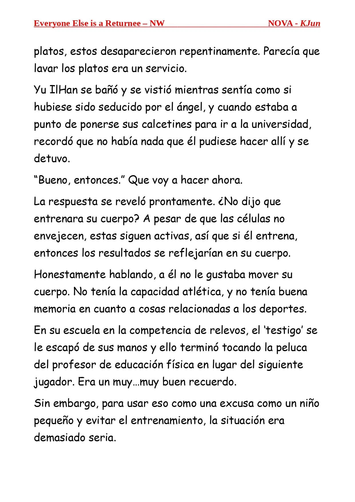 Todos los Demas son Retornados - NW (Novela) - Capítulo 1 - Página 2 - LectorTMOo