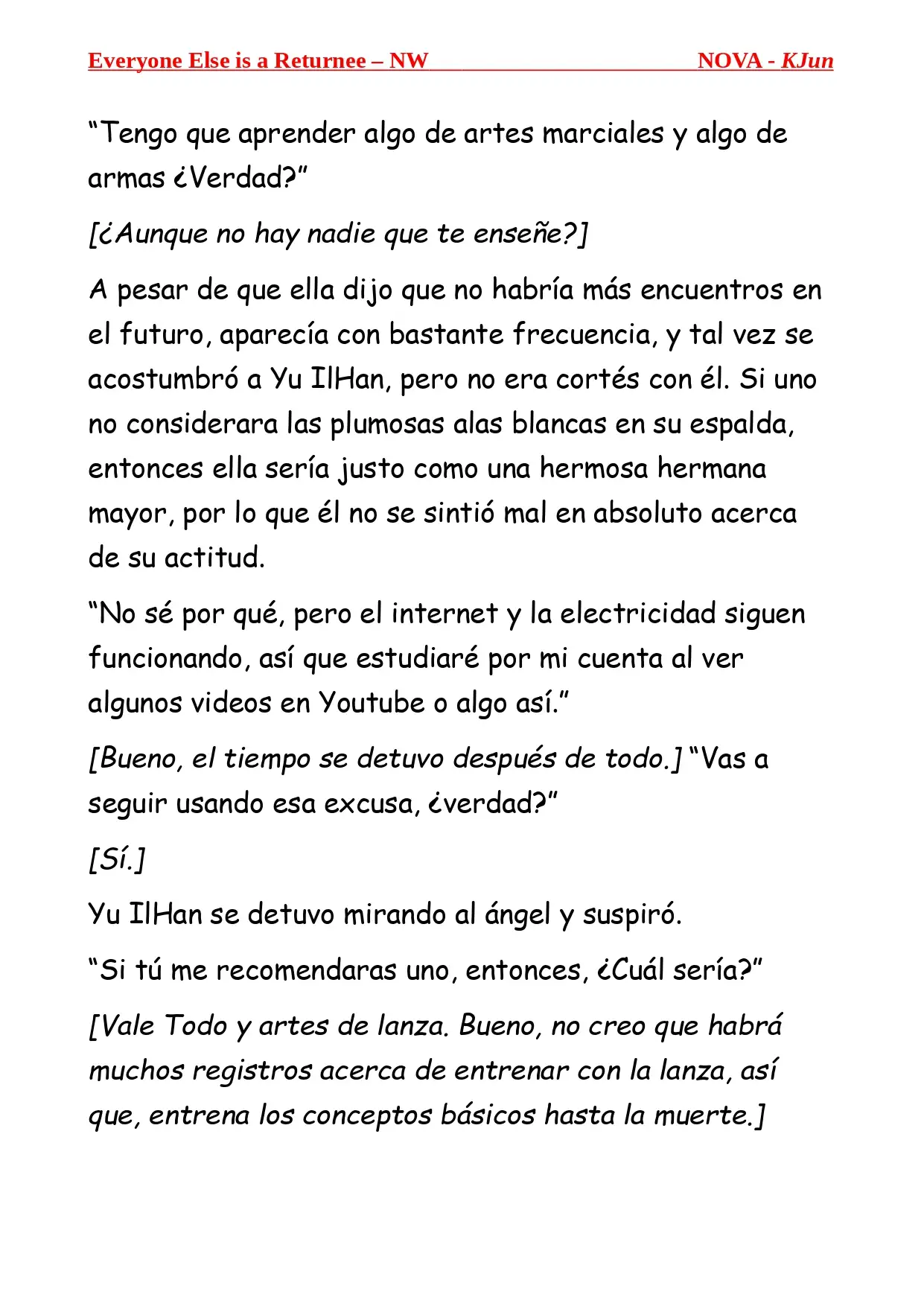 Todos los Demas son Retornados - NW (Novela) - Capítulo 1 - Página 5 - LectorTMOo