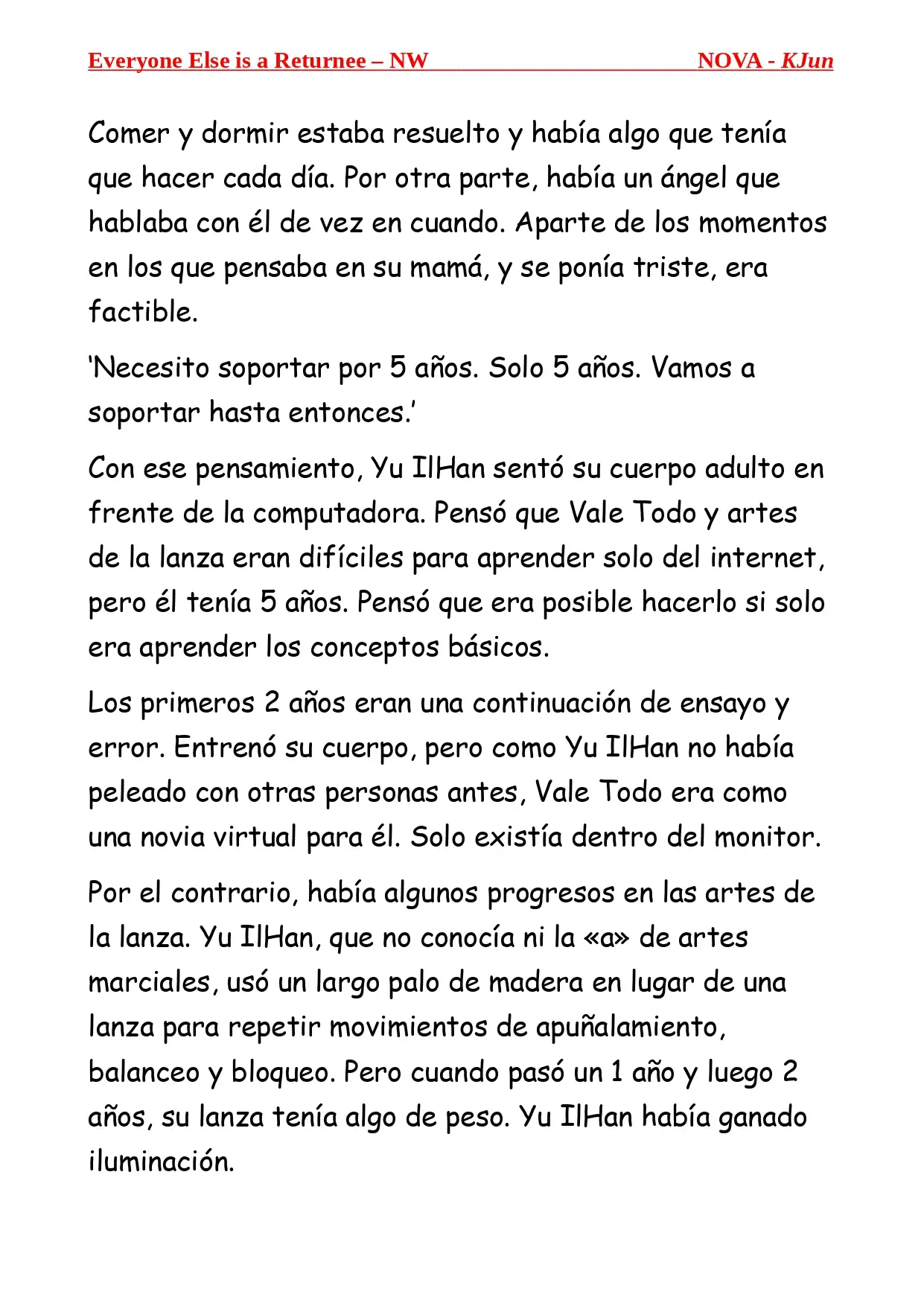 Todos los Demas son Retornados - NW (Novela) - Capítulo 1 - Página 7 - LectorTMOo