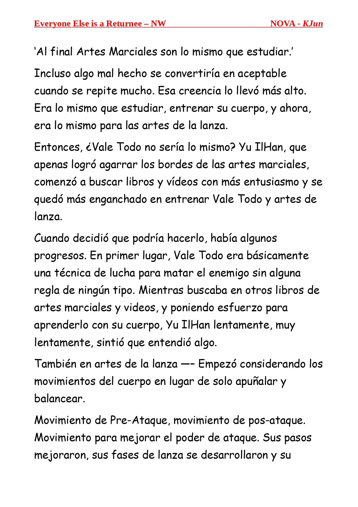 Todos los Demas son Retornados - NW (Novela) - Capítulo 1 - Página 8 - LectorTMOo