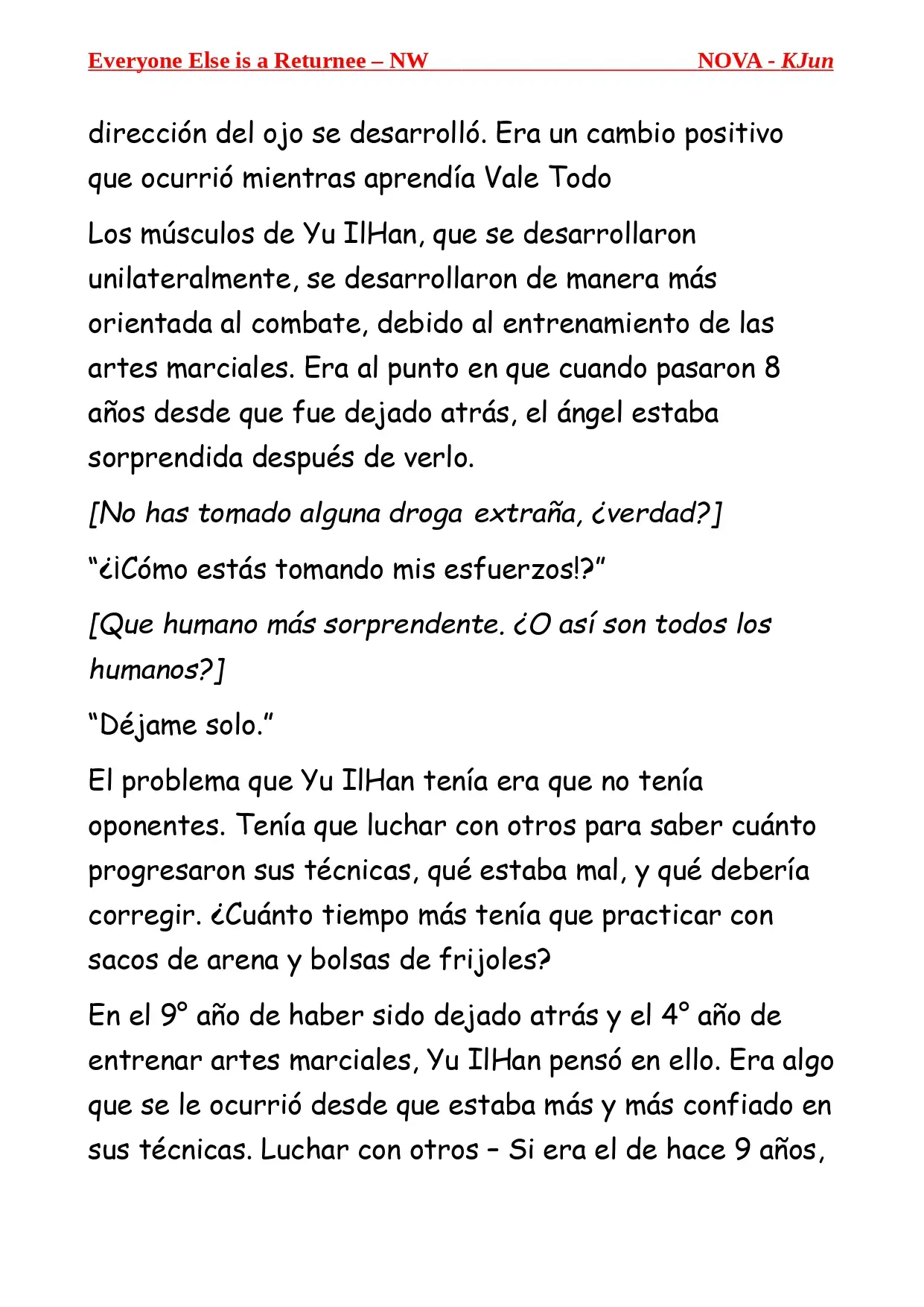 Todos los Demas son Retornados - NW (Novela) - Capítulo 1 - Página 9 - LectorTMOo