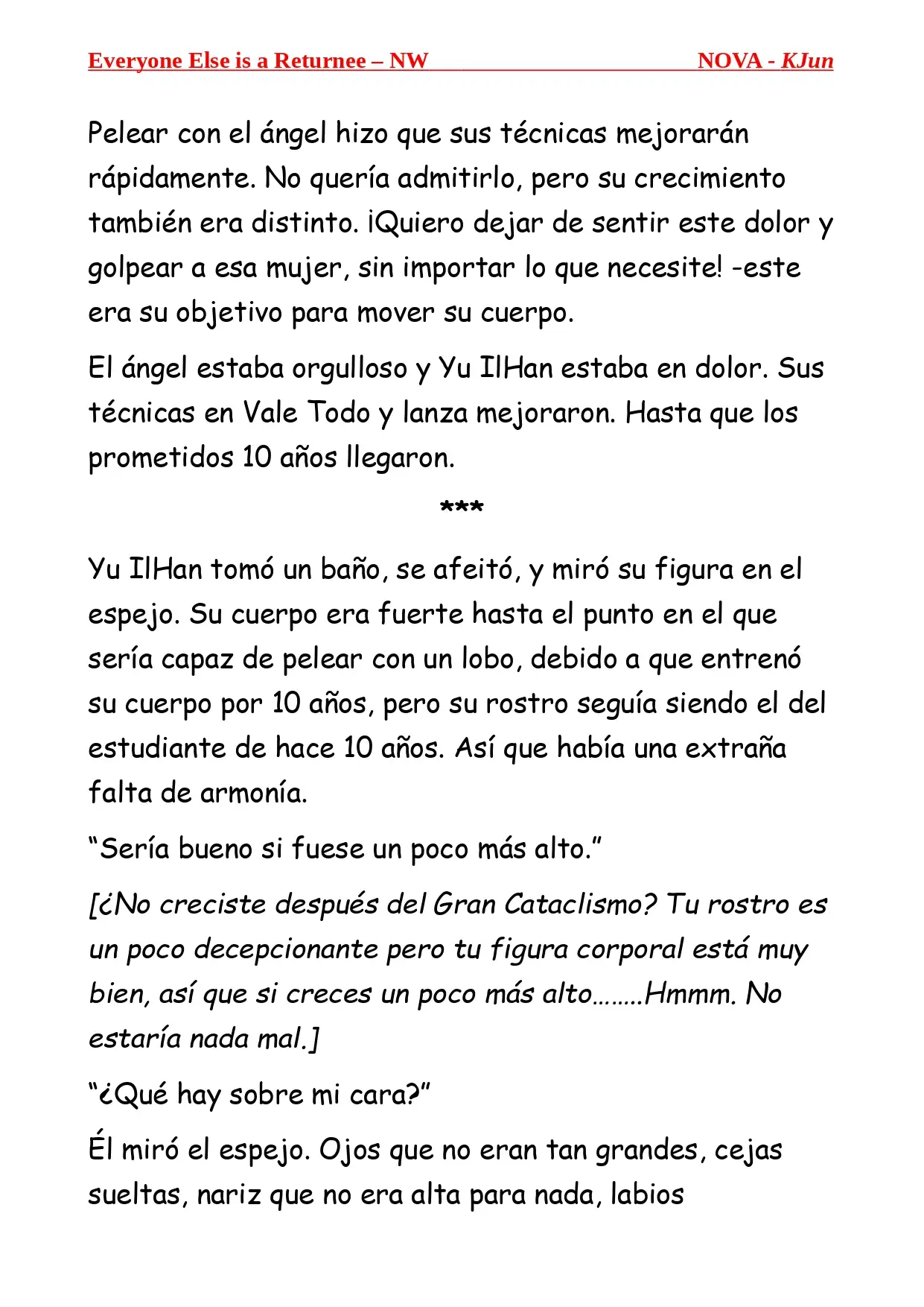 Todos los Demas son Retornados - NW (Novela) - Capítulo 1 - Página 12 - LectorTMOo