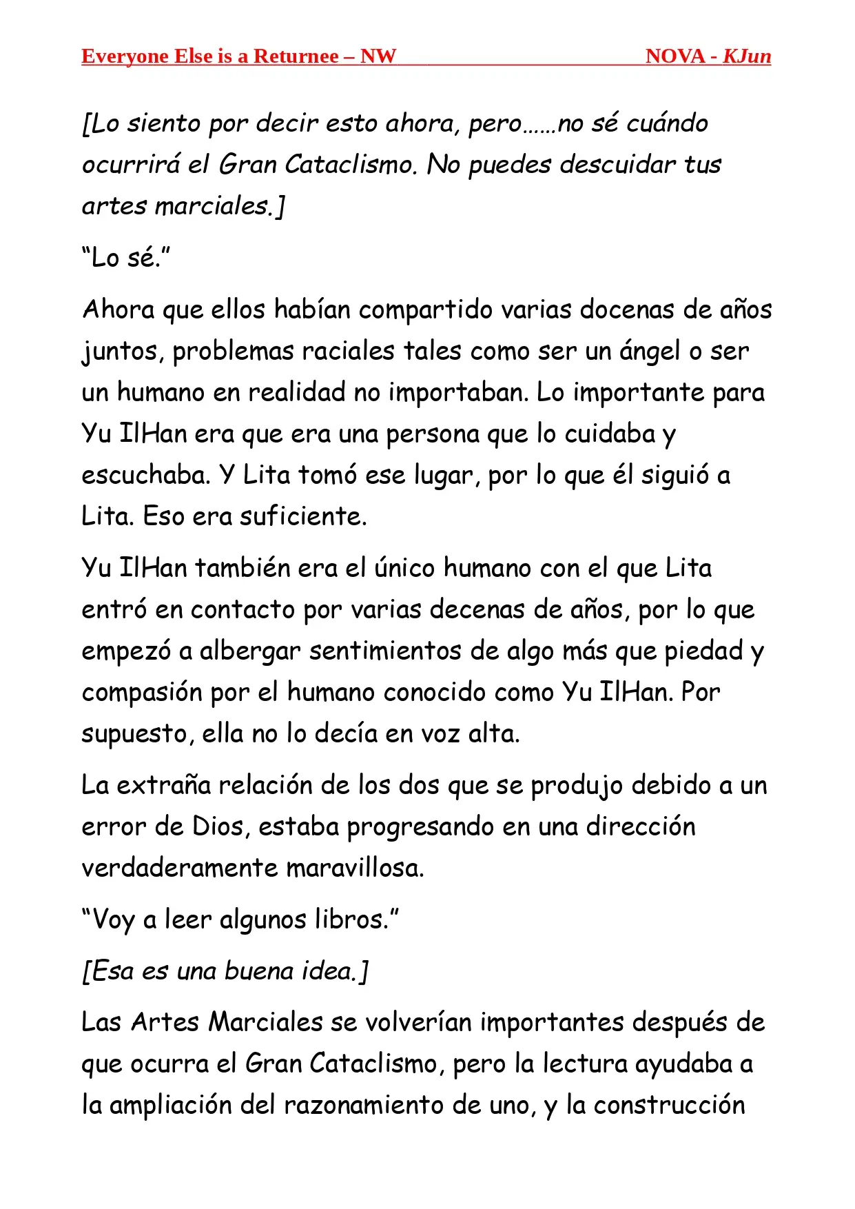 Todos los Demas son Retornados - NW (Novela) - Capítulo 2 - Página 4 - LectorTMOo