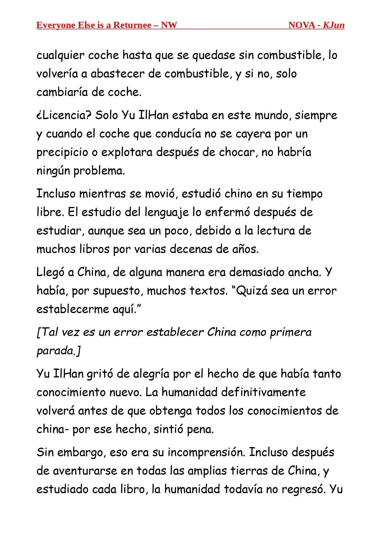 Todos los Demas son Retornados - NW (Novela) - Capítulo 2 - Página 7 - LectorTMOo