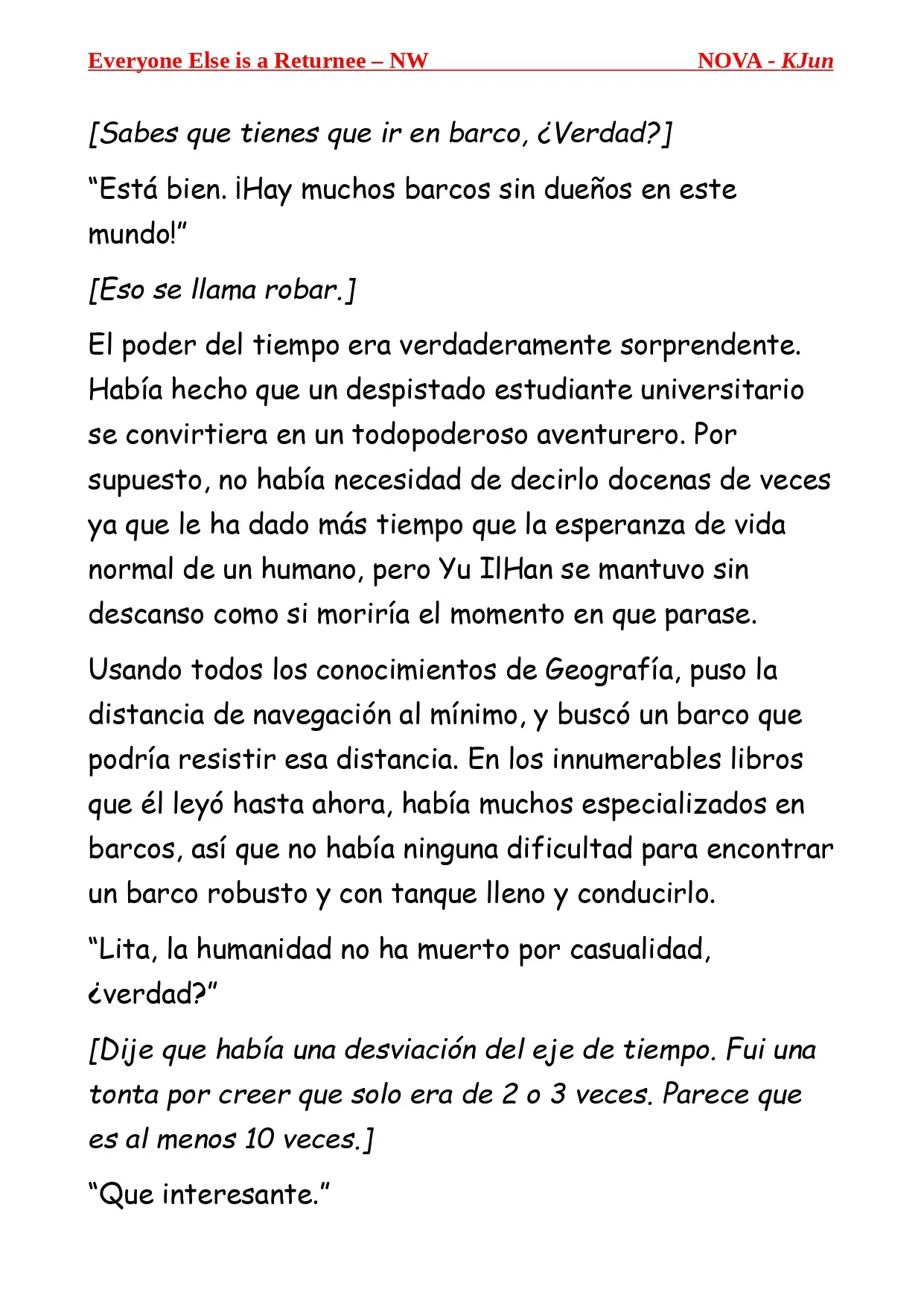 Todos los Demas son Retornados - NW (Novela) - Capítulo 2 - Página 10 - LectorTMOo