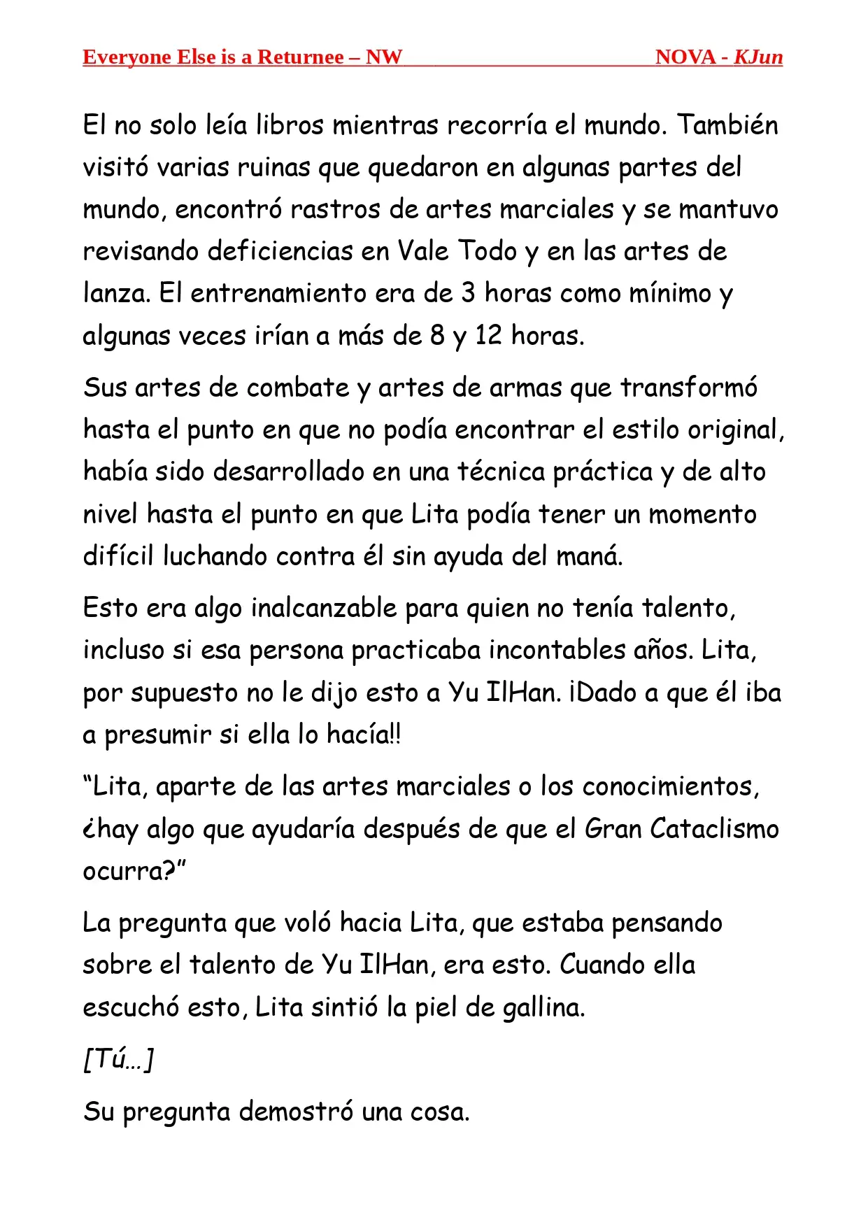 Todos los Demas son Retornados - NW (Novela) - Capítulo 2 - Página 12 - LectorTMOo