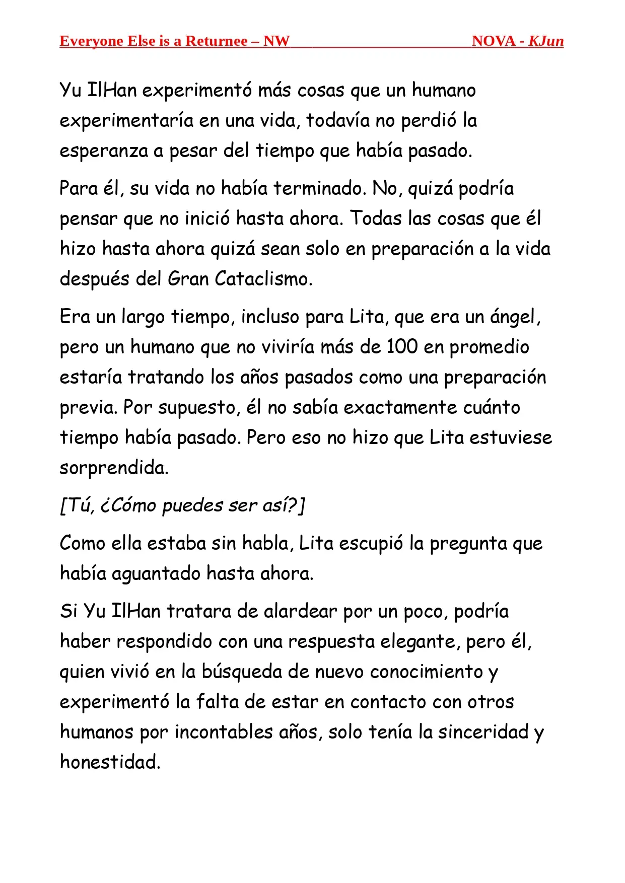 Todos los Demas son Retornados - NW (Novela) - Capítulo 2 - Página 13 - LectorTMOo
