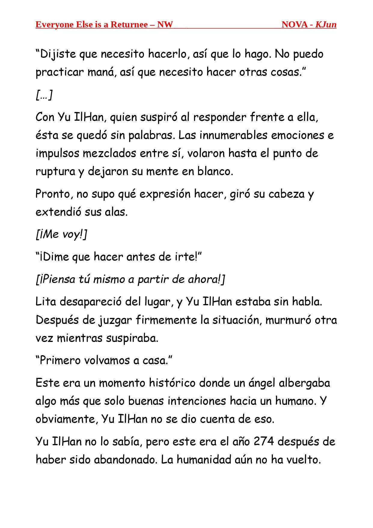 Todos los Demas son Retornados - NW (Novela) - Capítulo 2 - Página 14 - LectorTMOo