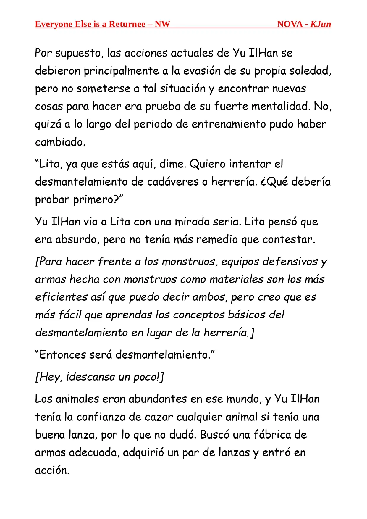 Todos los Demas son Retornados - NW (Novela) - Capítulo 3 - Página 2 - LectorTMOo