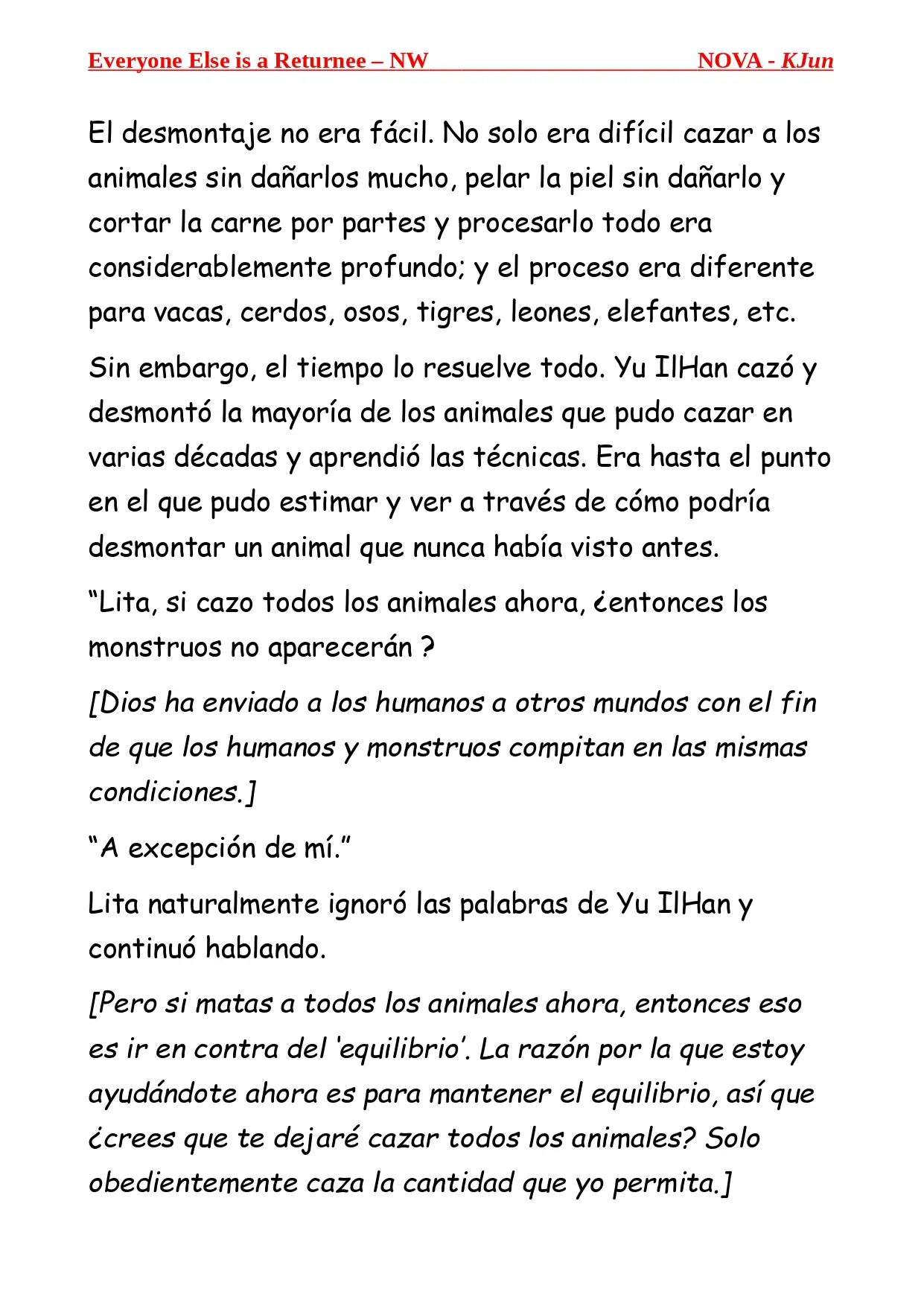 Todos los Demas son Retornados - NW (Novela) - Capítulo 3 - Página 3 - LectorTMOo