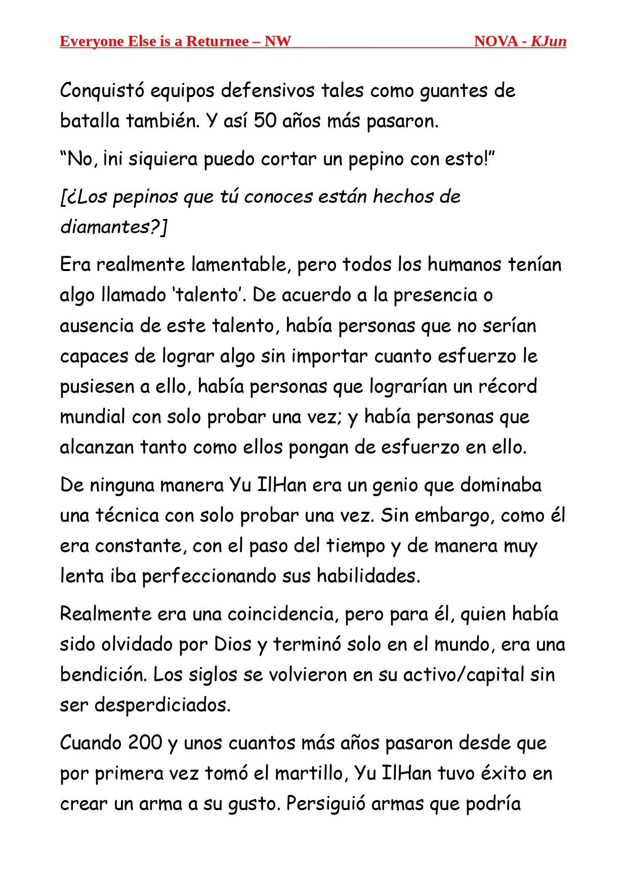 Todos los Demas son Retornados - NW (Novela) - Capítulo 3 - Página 8 - LectorTMOo