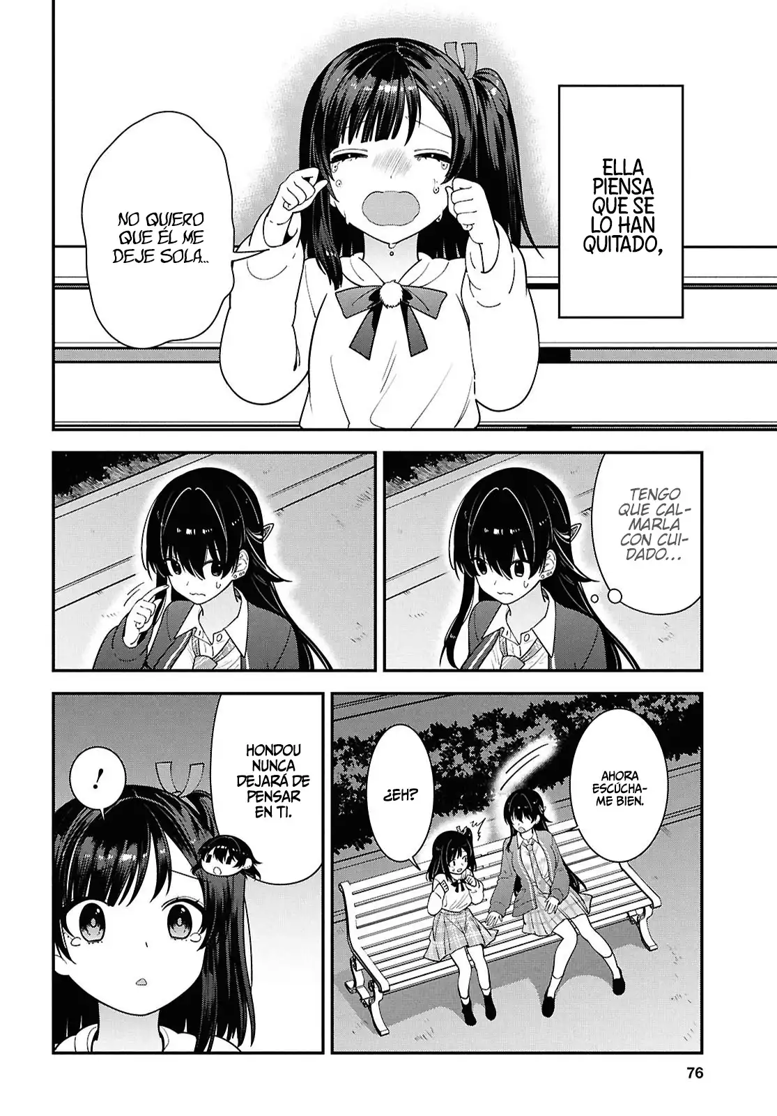 Tonari No Seki No Yankee Shimizu-san Ga Kami Wo Kuroku Somete Kita - Capítulo 15 - Página 16 - LectorTMOo