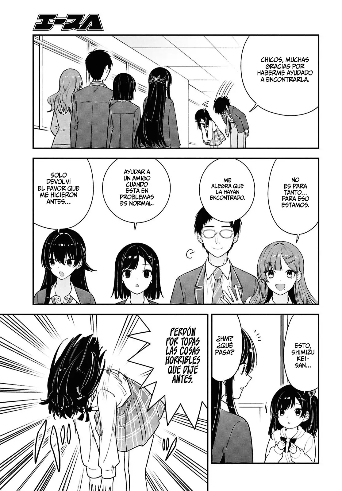 Tonari No Seki No Yankee Shimizu-san Ga Kami Wo Kuroku Somete Kita - Capítulo 15 - Página 20 - LectorTMOo