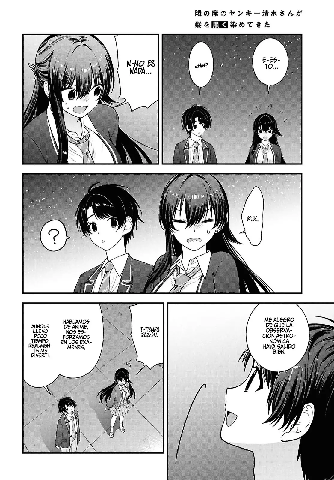 Tonari No Seki No Yankee Shimizu-san Ga Kami Wo Kuroku Somete Kita - Capítulo 15 - Página 29 - LectorTMOo