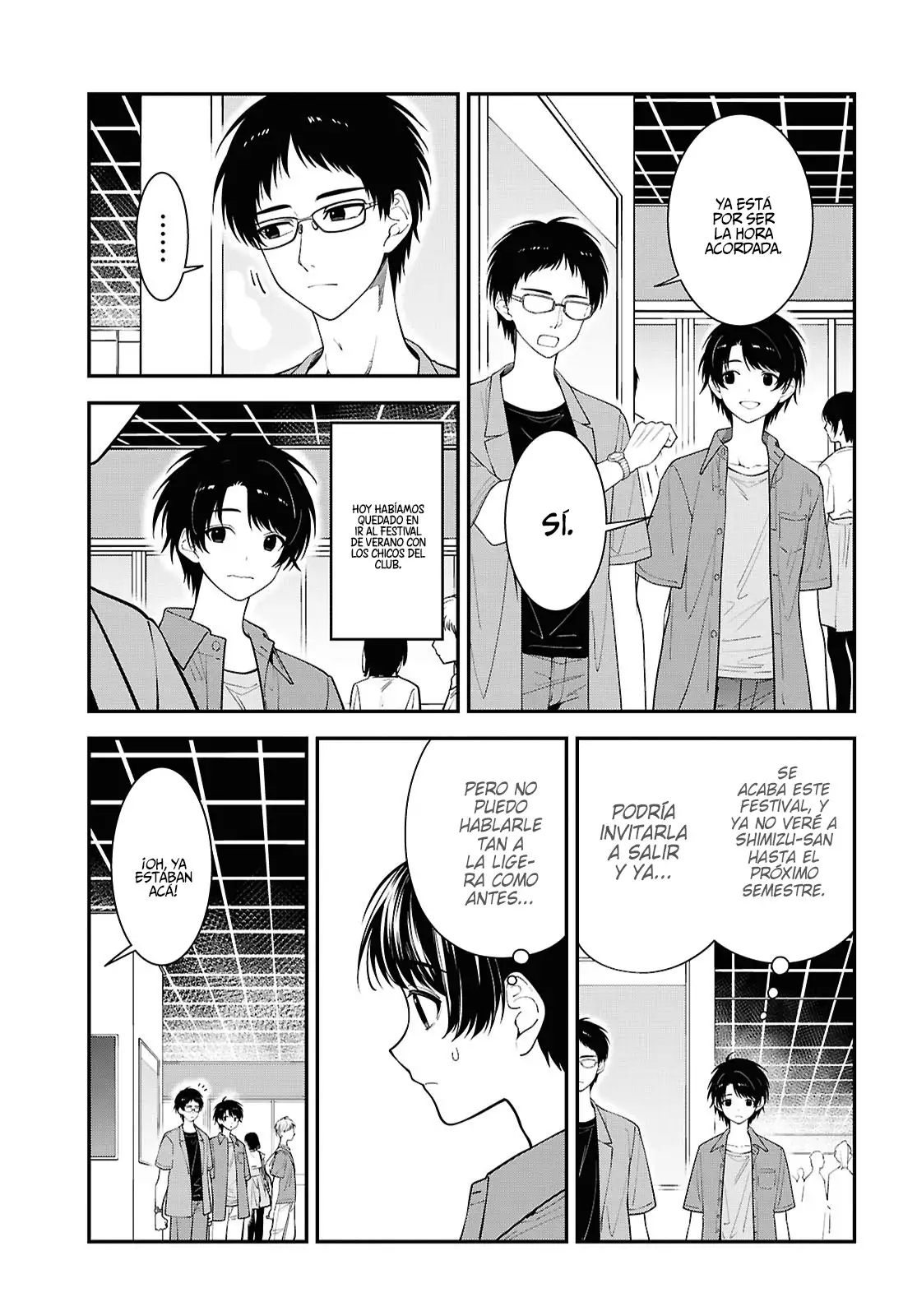 Tonari No Seki No Yankee Shimizu-san Ga Kami Wo Kuroku Somete Kita - Capítulo 16 - Página 7 - LectorTMOo