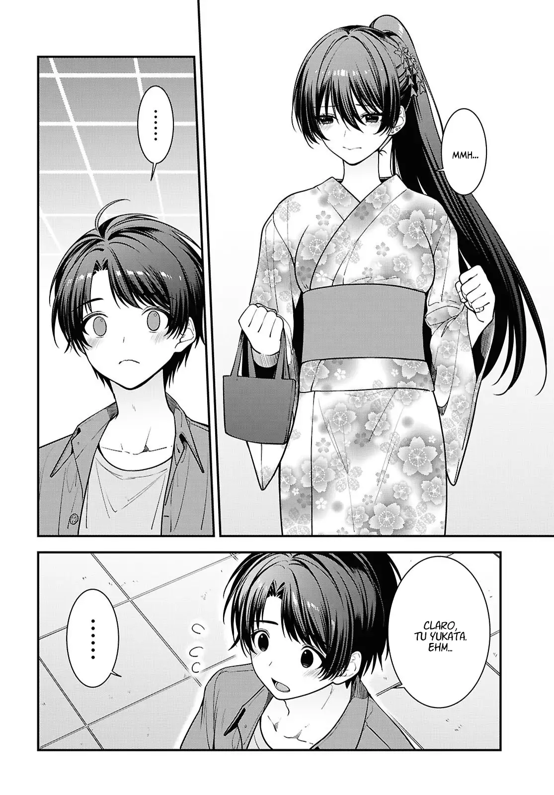 Tonari No Seki No Yankee Shimizu-san Ga Kami Wo Kuroku Somete Kita - Capítulo 16 - Página 14 - LectorTMOo