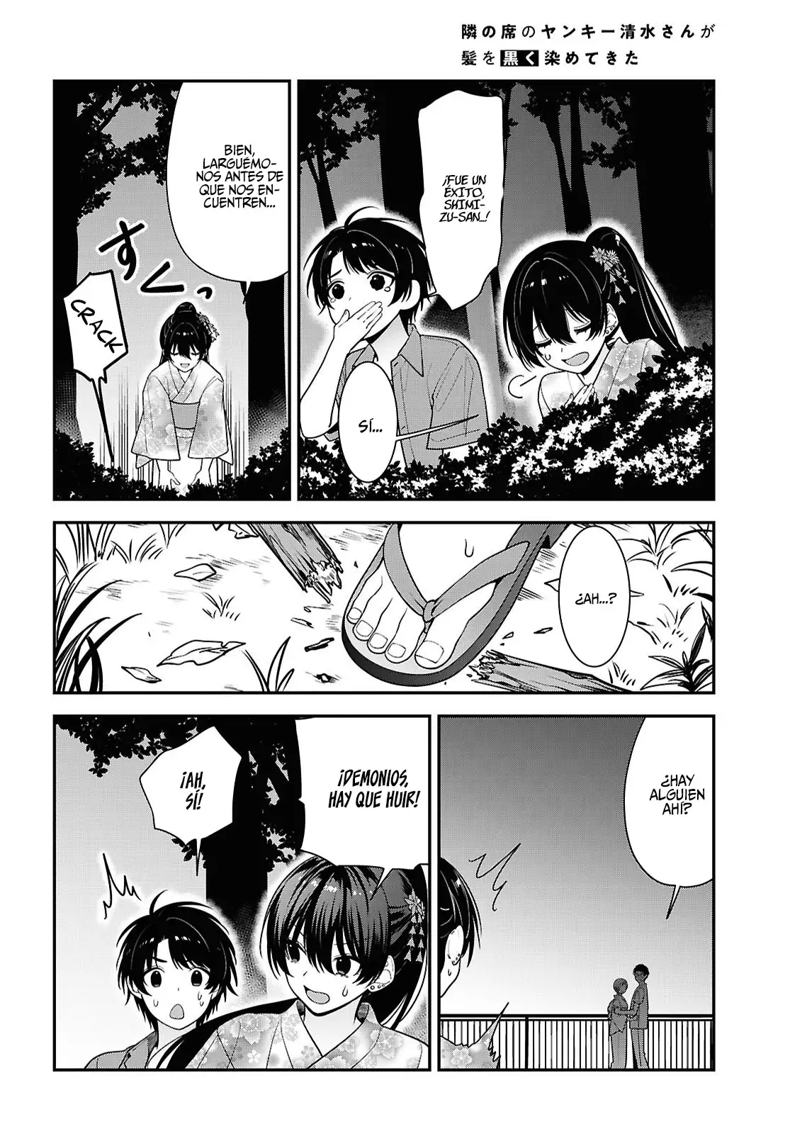 Tonari No Seki No Yankee Shimizu-san Ga Kami Wo Kuroku Somete Kita - Capítulo 16 - Página 30 - LectorTMOo