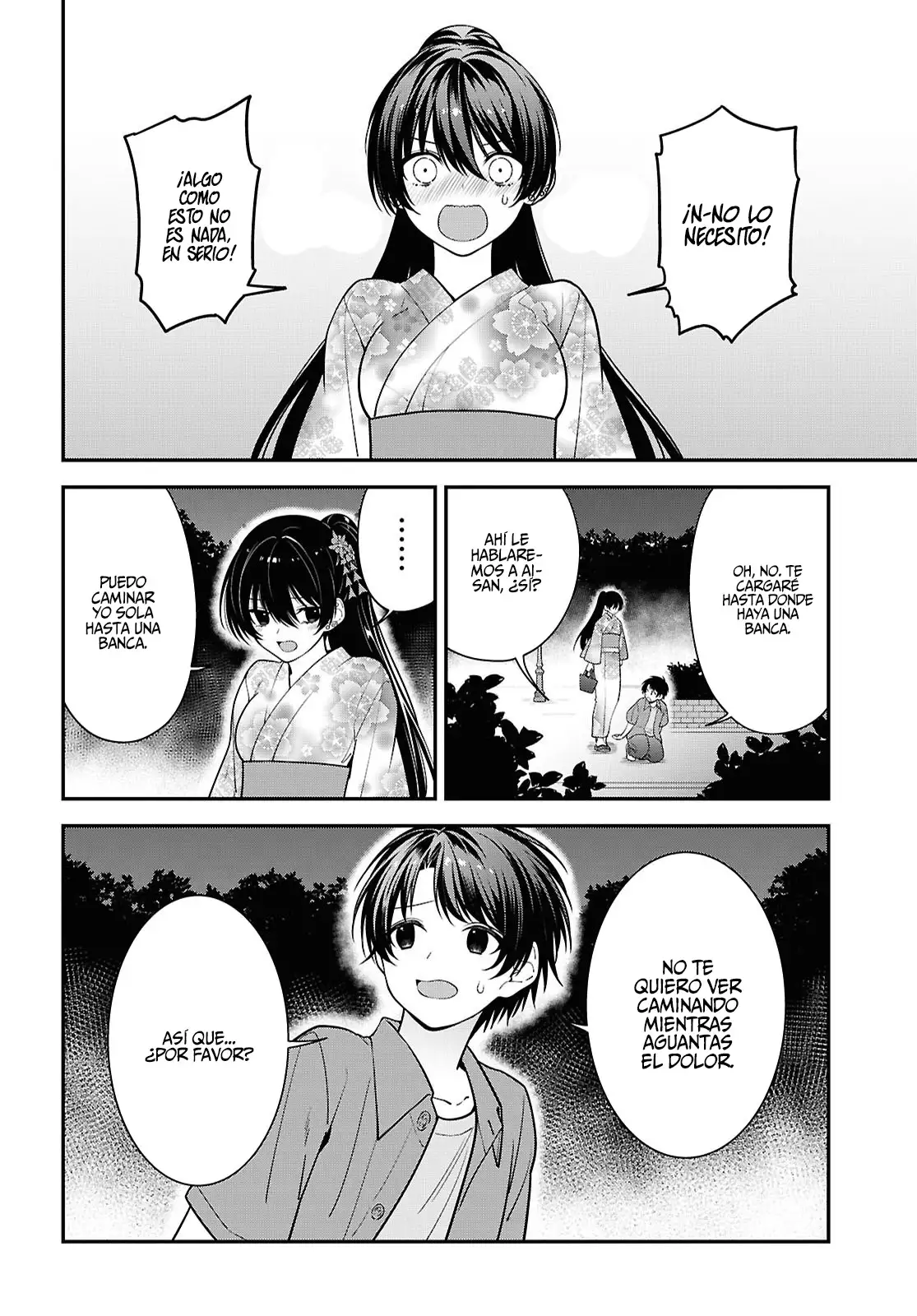 Tonari No Seki No Yankee Shimizu-san Ga Kami Wo Kuroku Somete Kita - Capítulo 16 - Página 34 - LectorTMOo