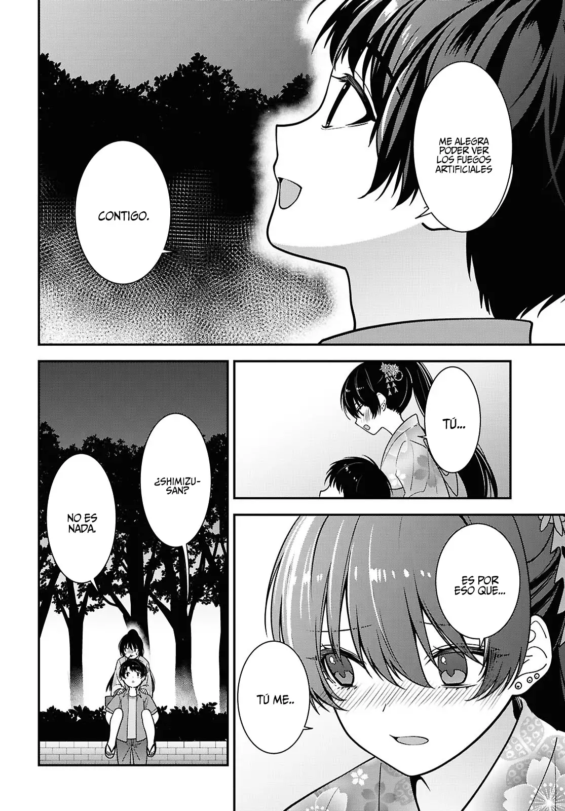 Tonari No Seki No Yankee Shimizu-san Ga Kami Wo Kuroku Somete Kita - Capítulo 16 - Página 40 - LectorTMOo
