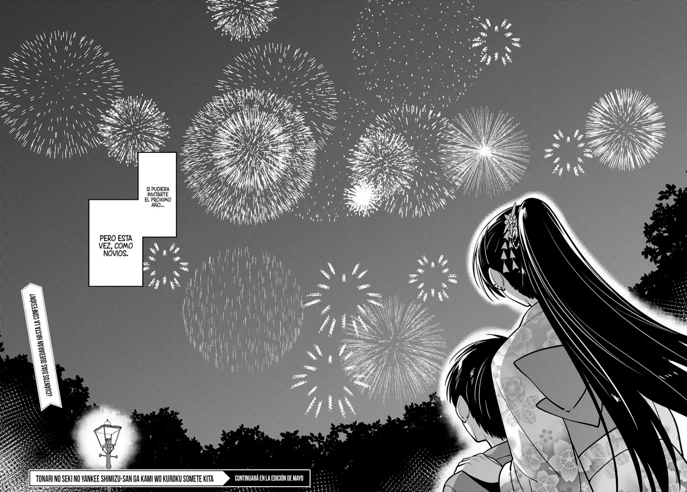 Tonari No Seki No Yankee Shimizu-san Ga Kami Wo Kuroku Somete Kita - Capítulo 16 - Página 42 - LectorTMOo