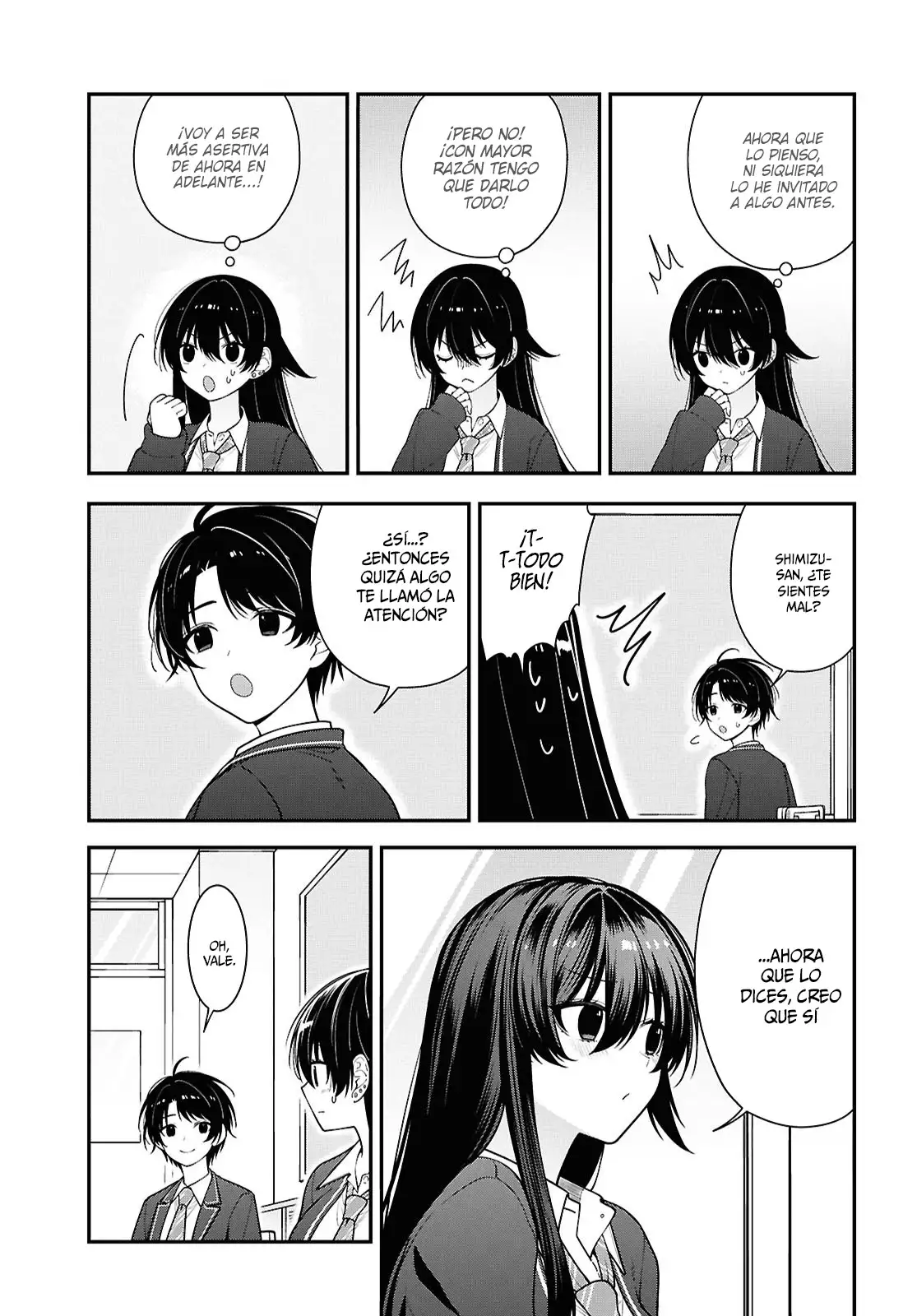 Tonari No Seki No Yankee Shimizu-san Ga Kami Wo Kuroku Somete Kita - Capítulo 17 - Página 11 - LectorTMOo