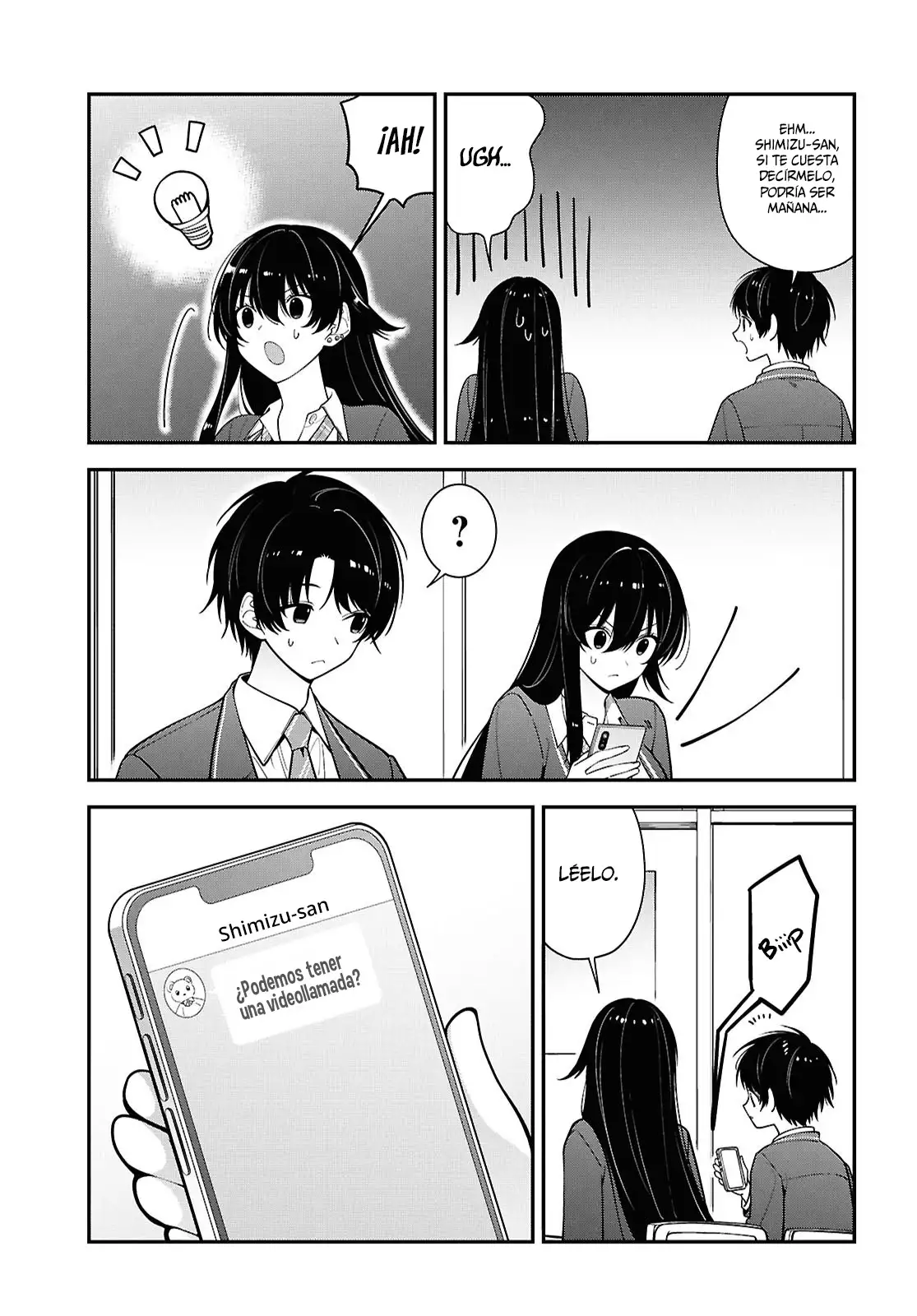 Tonari No Seki No Yankee Shimizu-san Ga Kami Wo Kuroku Somete Kita - Capítulo 17 - Página 15 - LectorTMOo