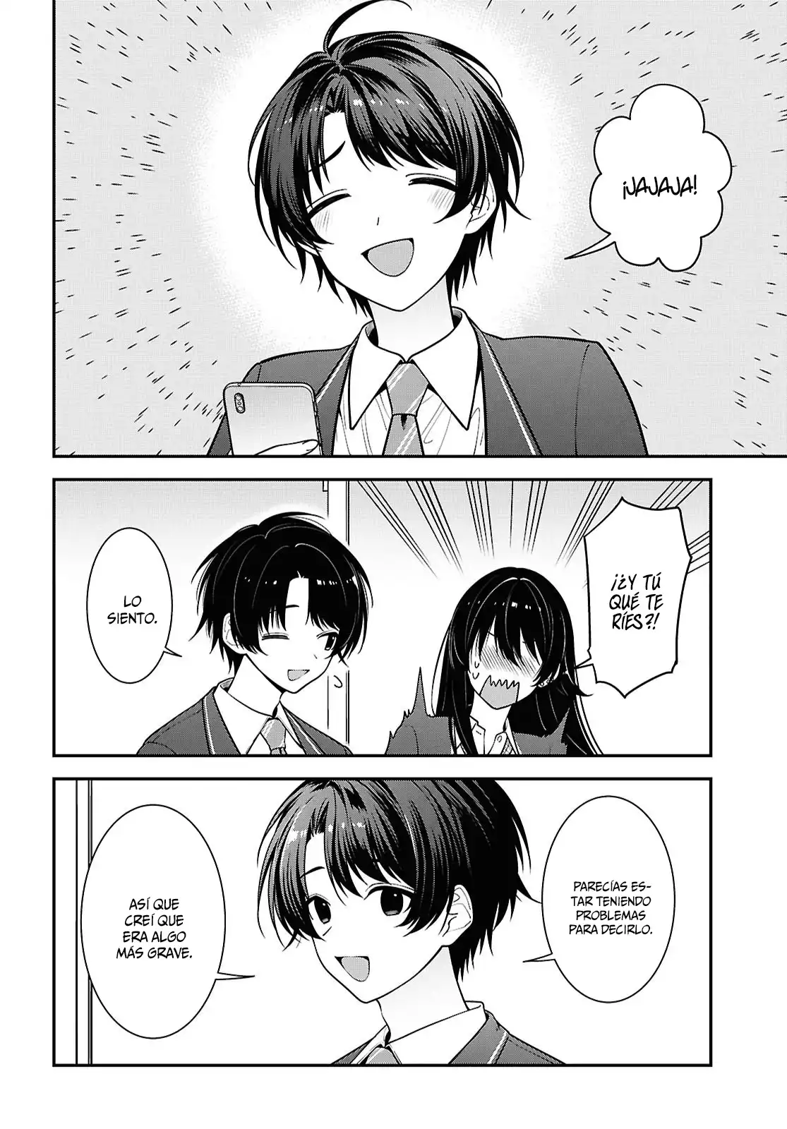 Tonari No Seki No Yankee Shimizu-san Ga Kami Wo Kuroku Somete Kita - Capítulo 17 - Página 16 - LectorTMOo
