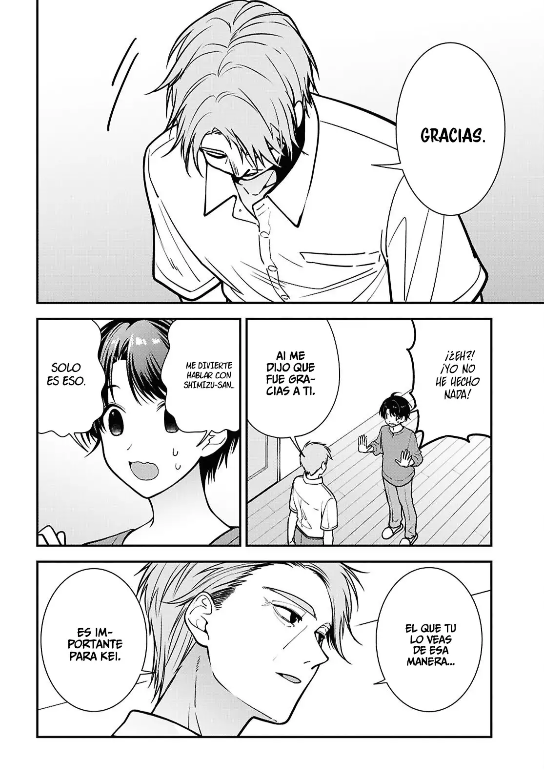 Tonari No Seki No Yankee Shimizu-san Ga Kami Wo Kuroku Somete Kita - Capítulo 18 - Página 15 - LectorTMOo