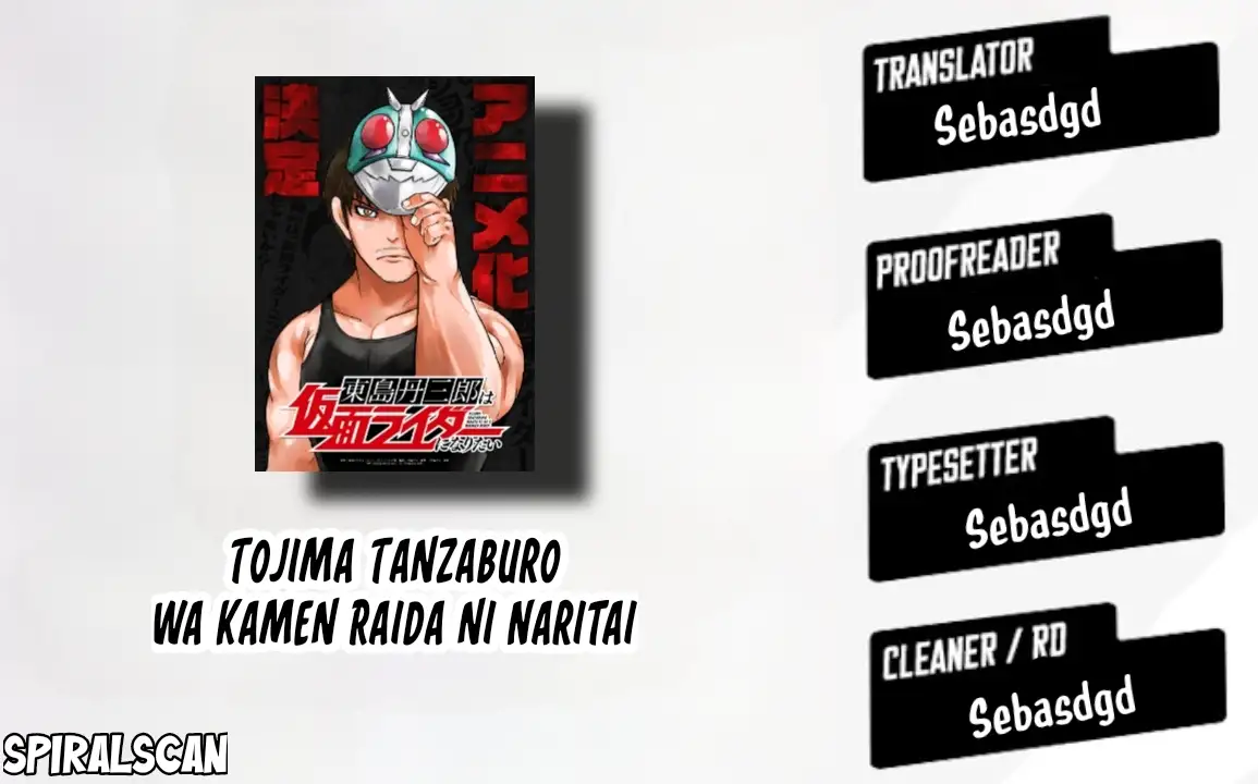 Toujima Tanzaburou wa Kamen Rider ni Naritai - Capítulo 41 - Página 39 - LectorTMOo