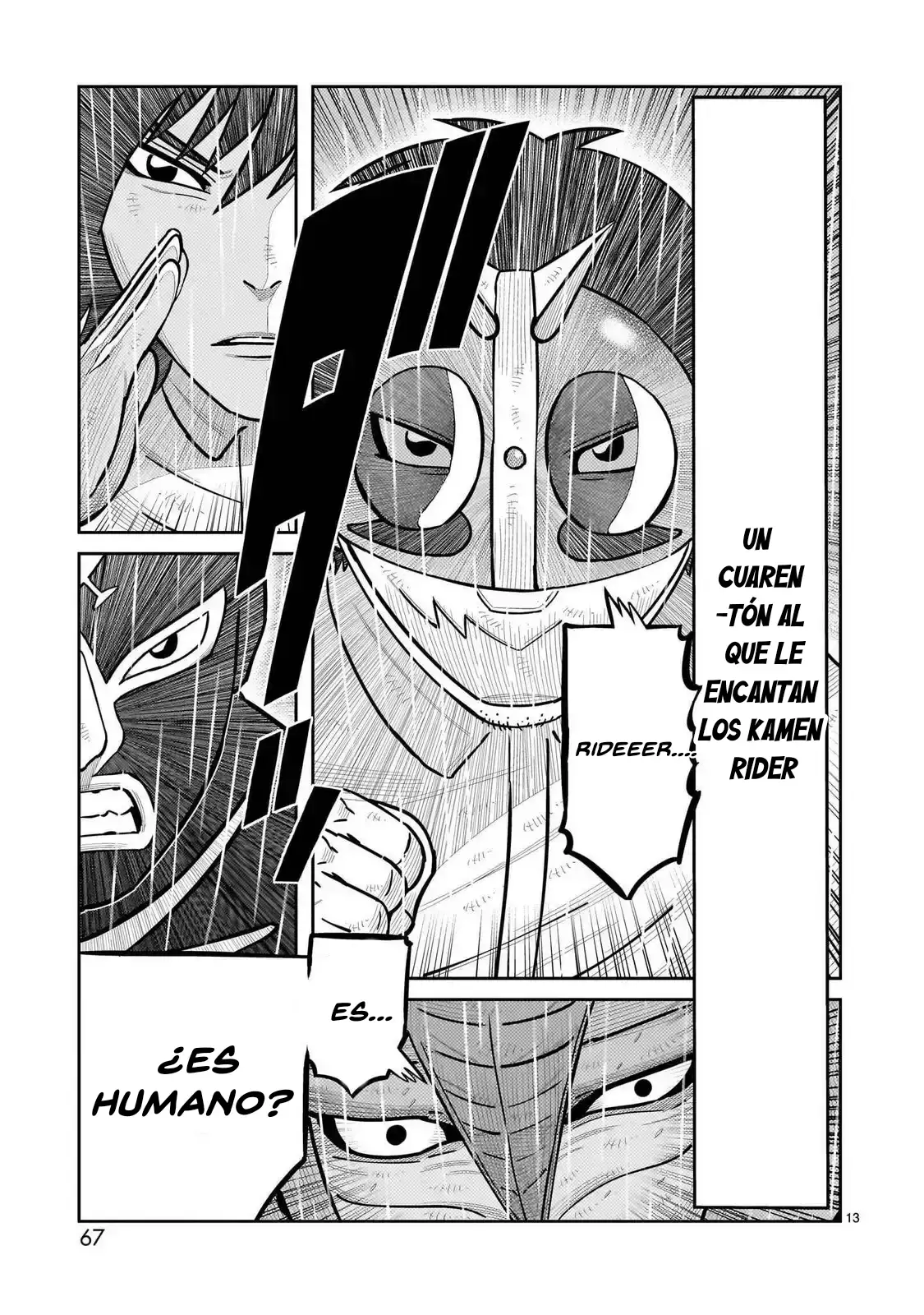 Toujima Tanzaburou wa Kamen Rider ni Naritai - Capítulo 46 - Página 8 - LectorTMOo