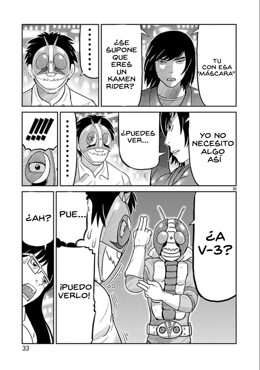 Toujima Tanzaburou wa Kamen Rider ni Naritai - Capítulo 5 - Página 31 - LectorTMOo