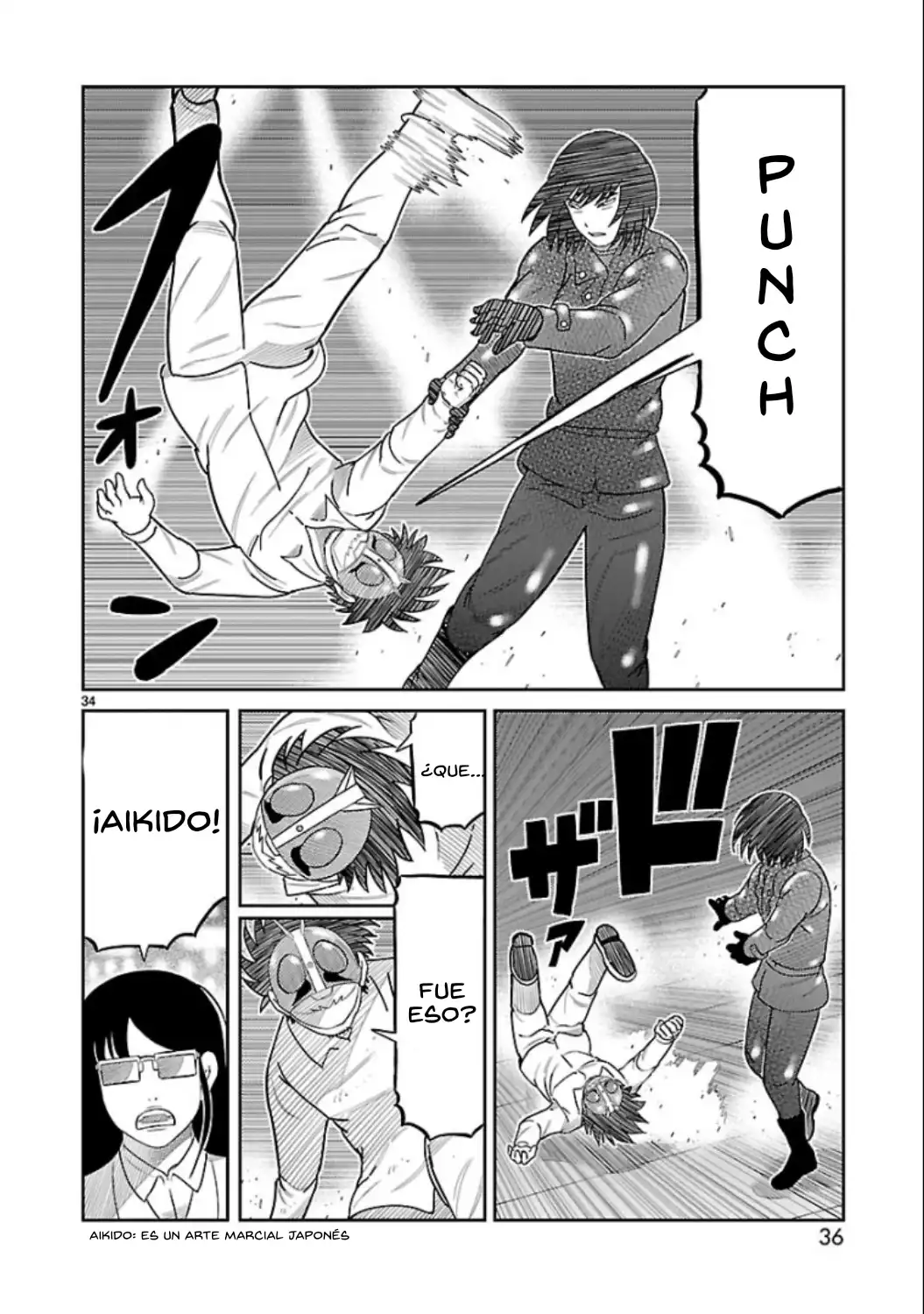 Toujima Tanzaburou wa Kamen Rider ni Naritai - Capítulo 5 - Página 34 - LectorTMOo