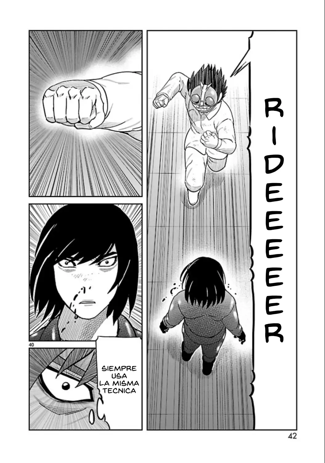 Toujima Tanzaburou wa Kamen Rider ni Naritai - Capítulo 5 - Página 40 - LectorTMOo