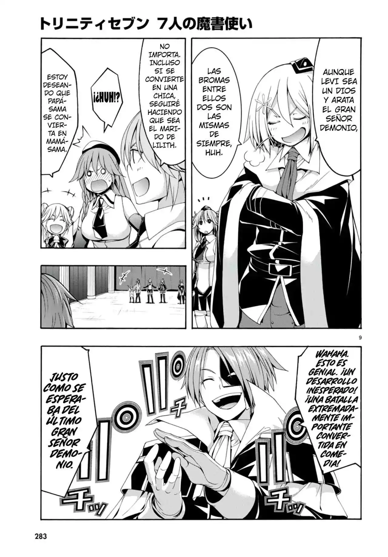 Trinity Seven: 7-Nin no Mahoutsukai capítulo 141 página 10