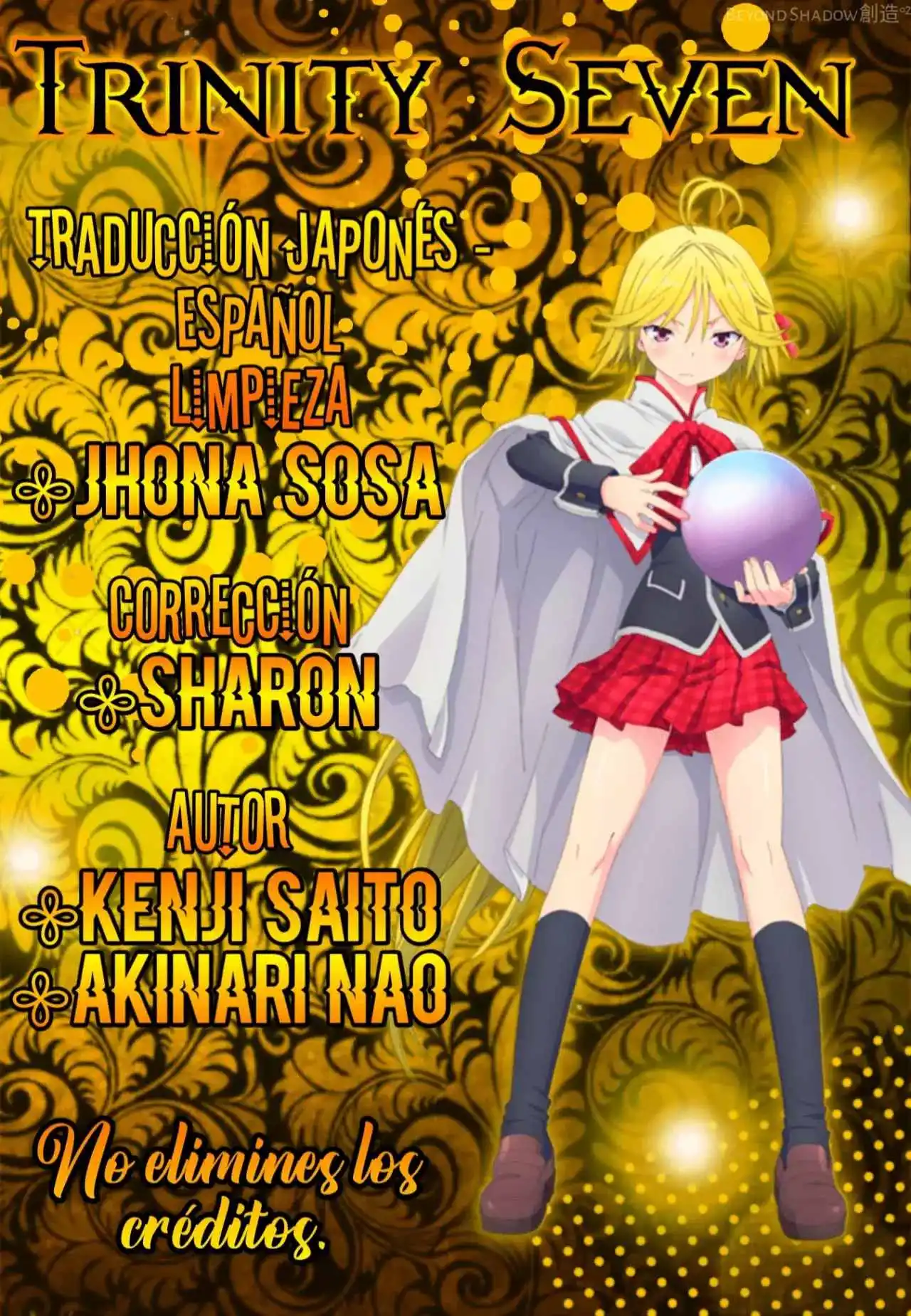 Trinity Seven: 7-Nin no Mahoutsukai capítulo 151 página 2