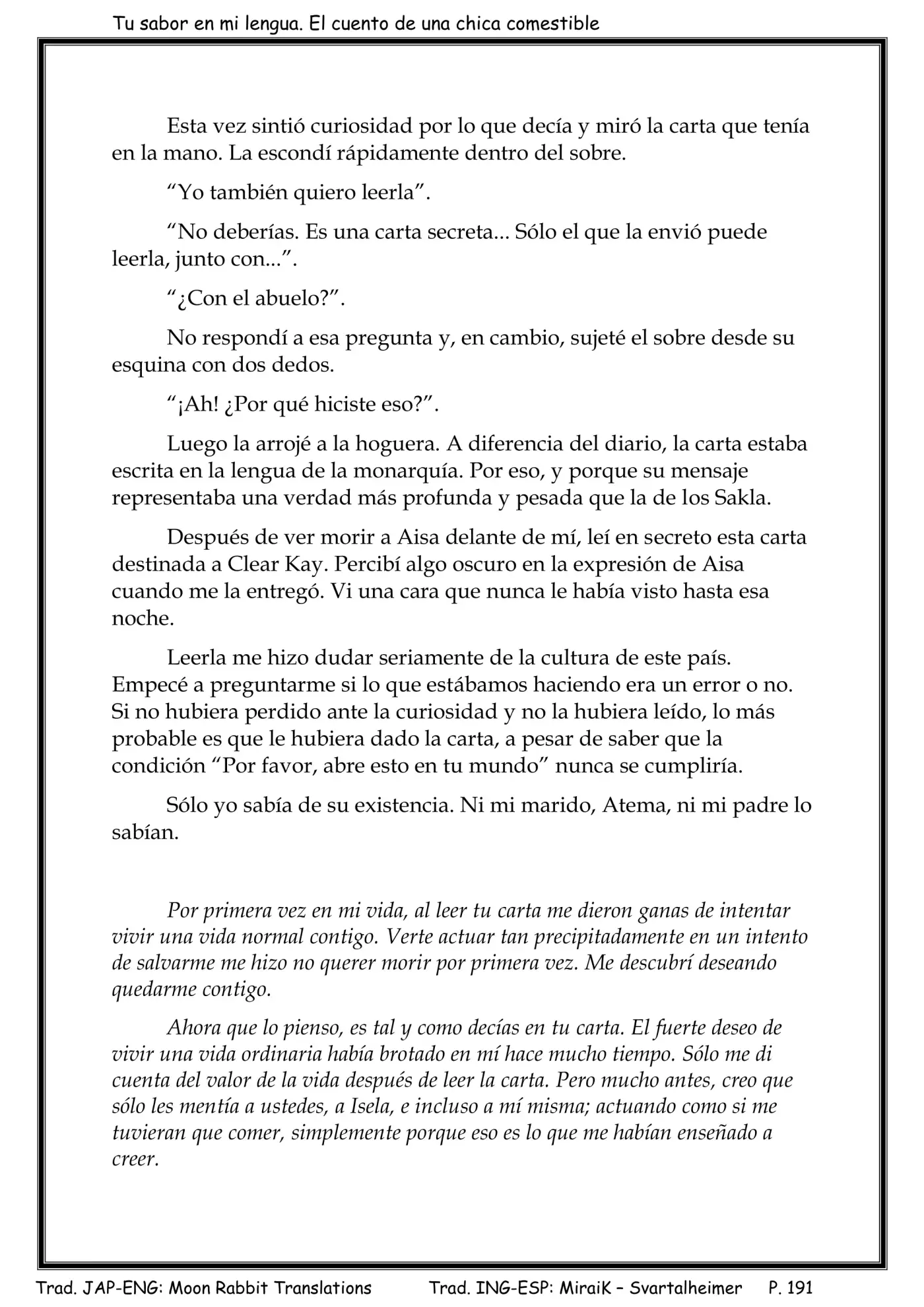 Tu Sabor en mi Lengua (Novela) - Capítulo 5.03 - Página 9 - LectorTMOo