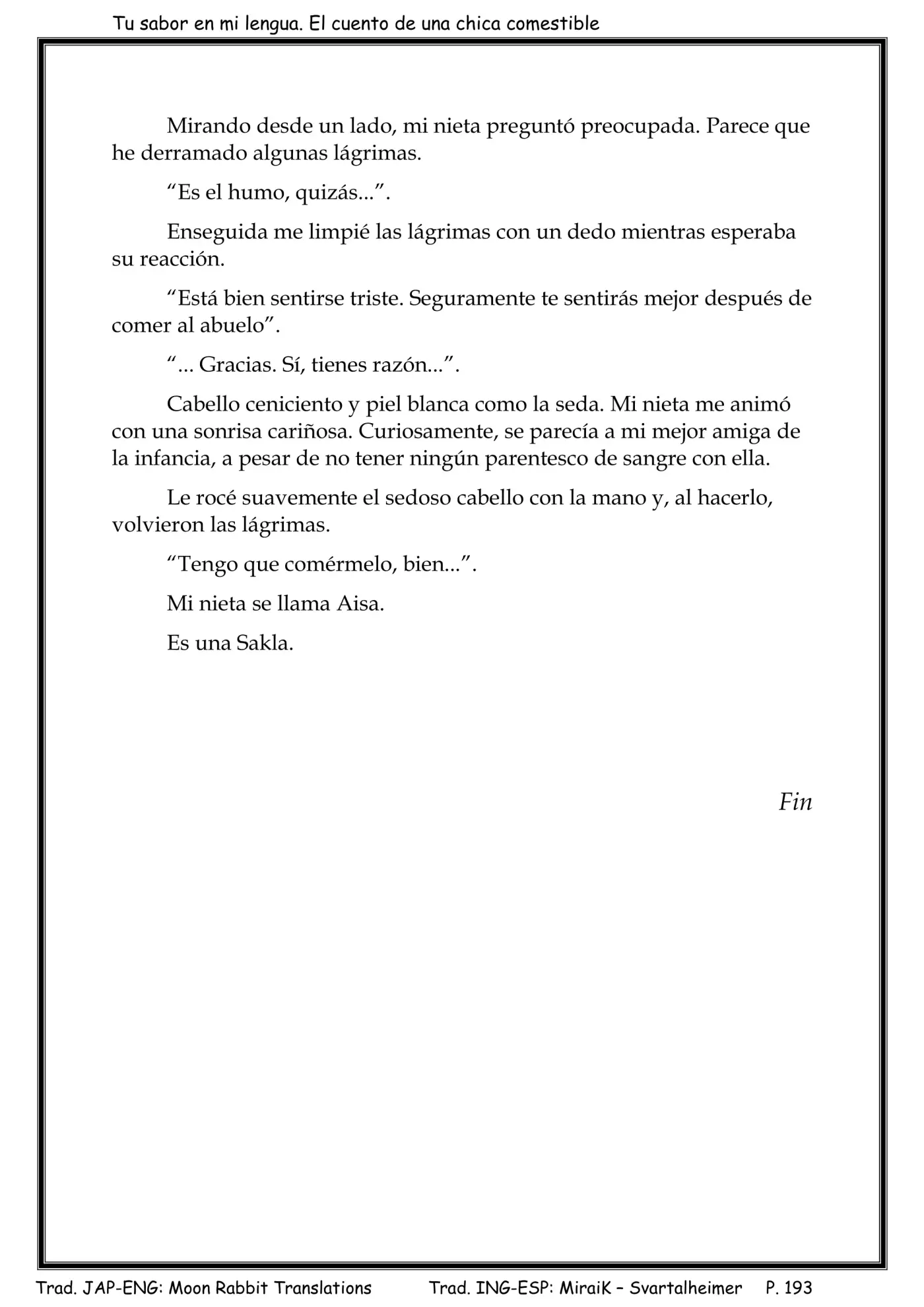 Tu Sabor en mi Lengua (Novela) - Capítulo 5.03 - Página 11 - LectorTMOo