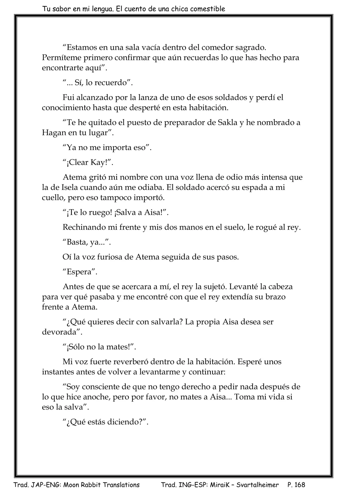 Tu Sabor en mi Lengua (Novela) capítulo 5 página 3