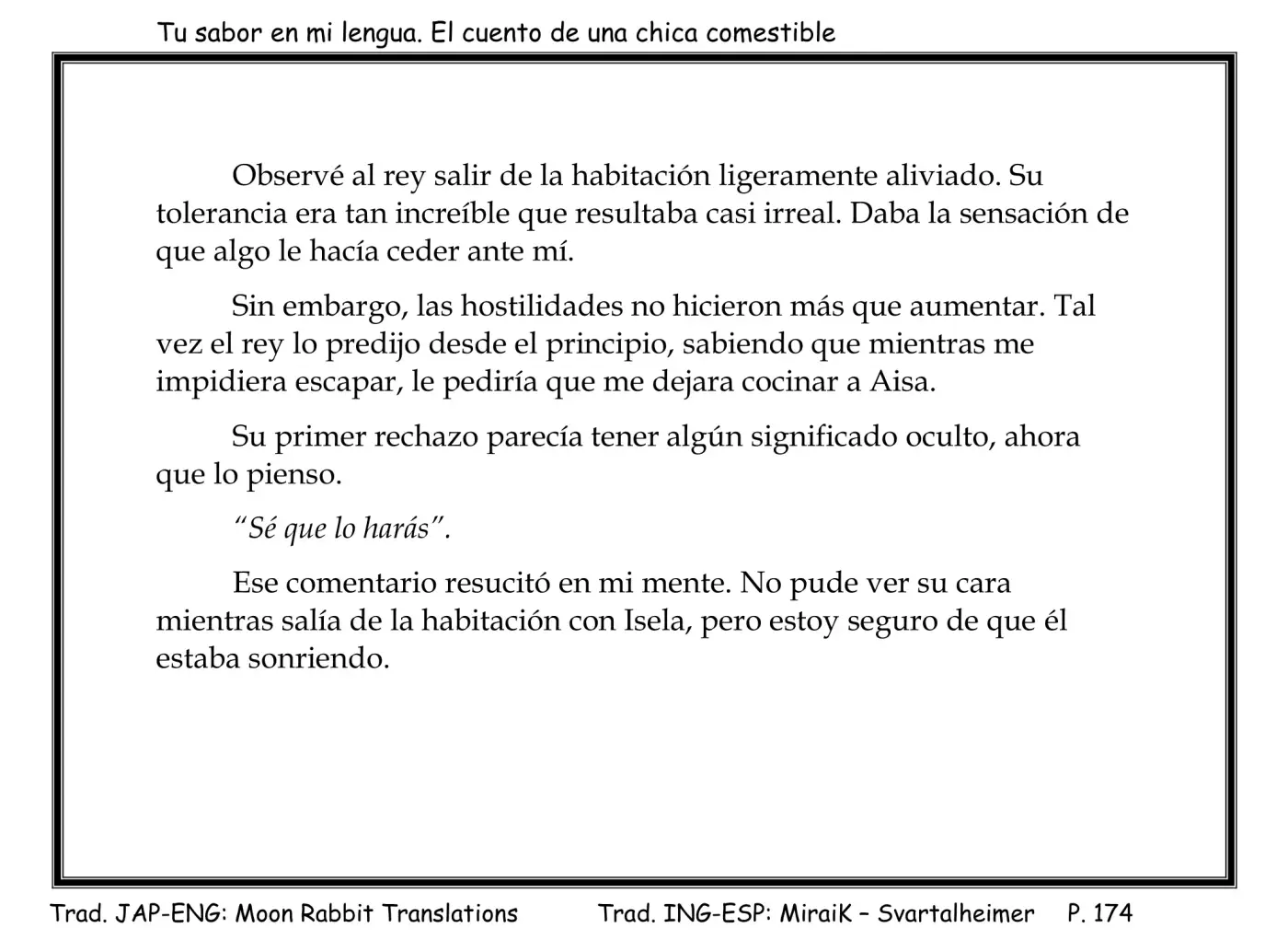 Tu Sabor en mi Lengua (Novela) capítulo 5 página 9