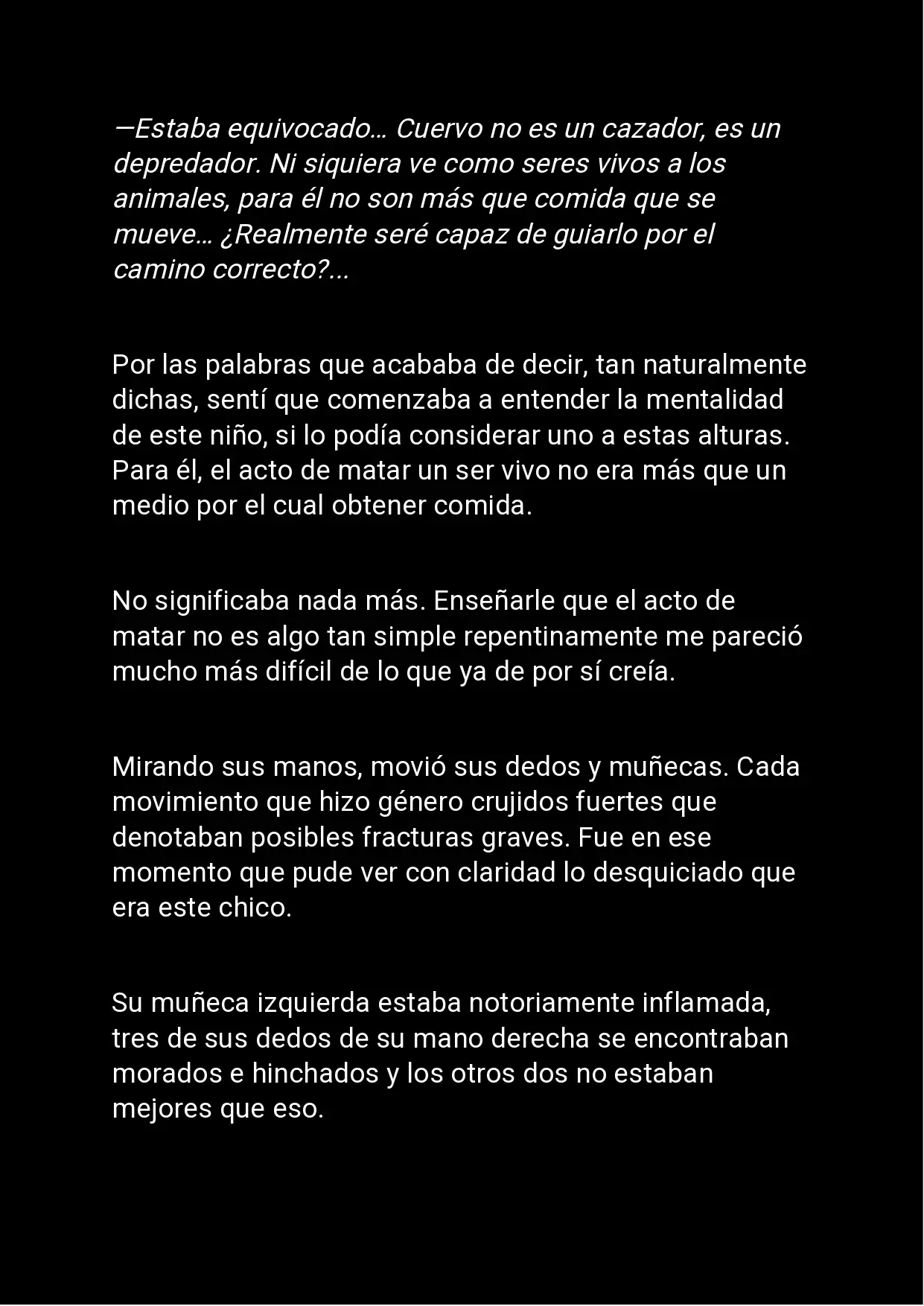 Un alma pura, una mente corrompida [Novela] - Capítulo 8 - Página 16 - LectorTMOo