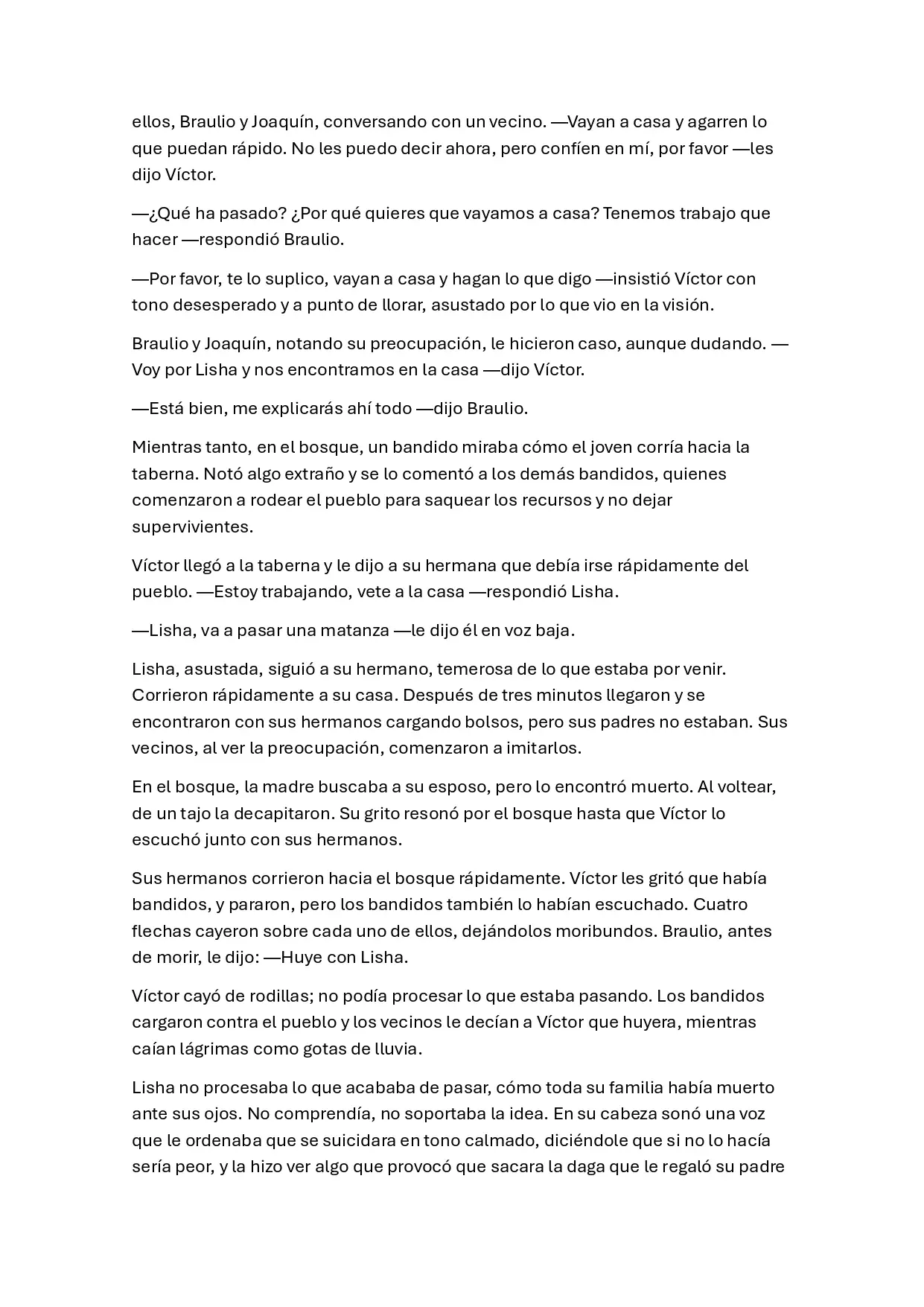 Un destino maldito (Novela) capítulo 1 página 3