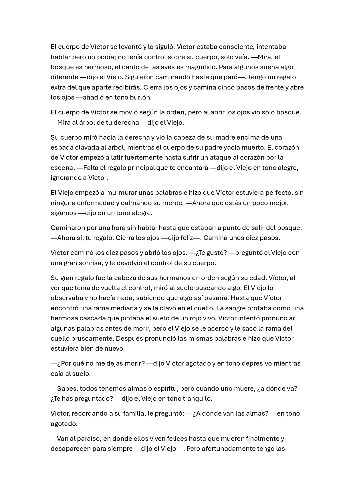 Un destino maldito (Novela) capítulo 2 página 3