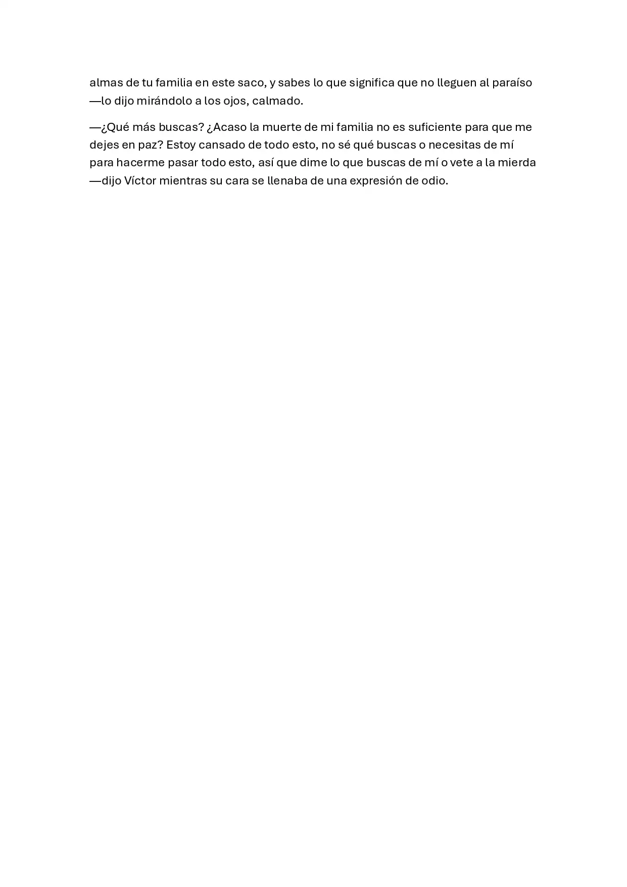 Un destino maldito (Novela) capítulo 2 página 4