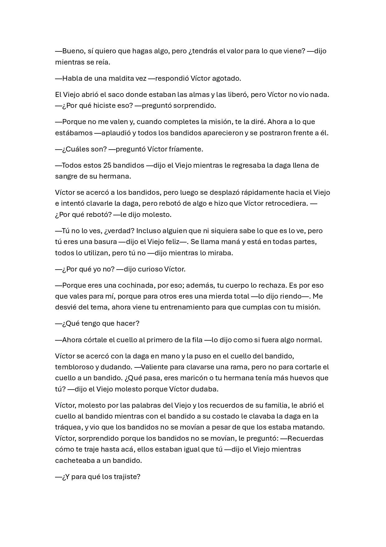 Un destino maldito (Novela) capítulo 3 página 2