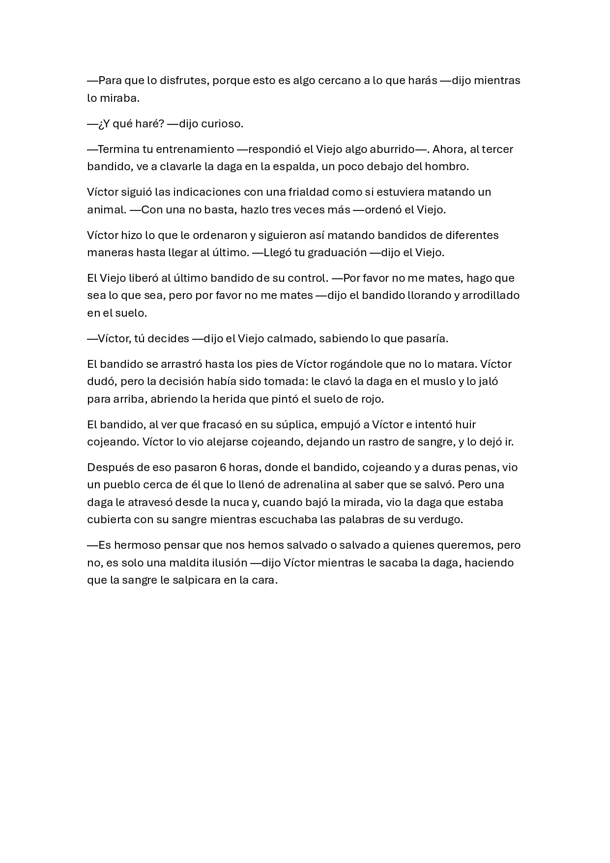 Un destino maldito (Novela) capítulo 3 página 3