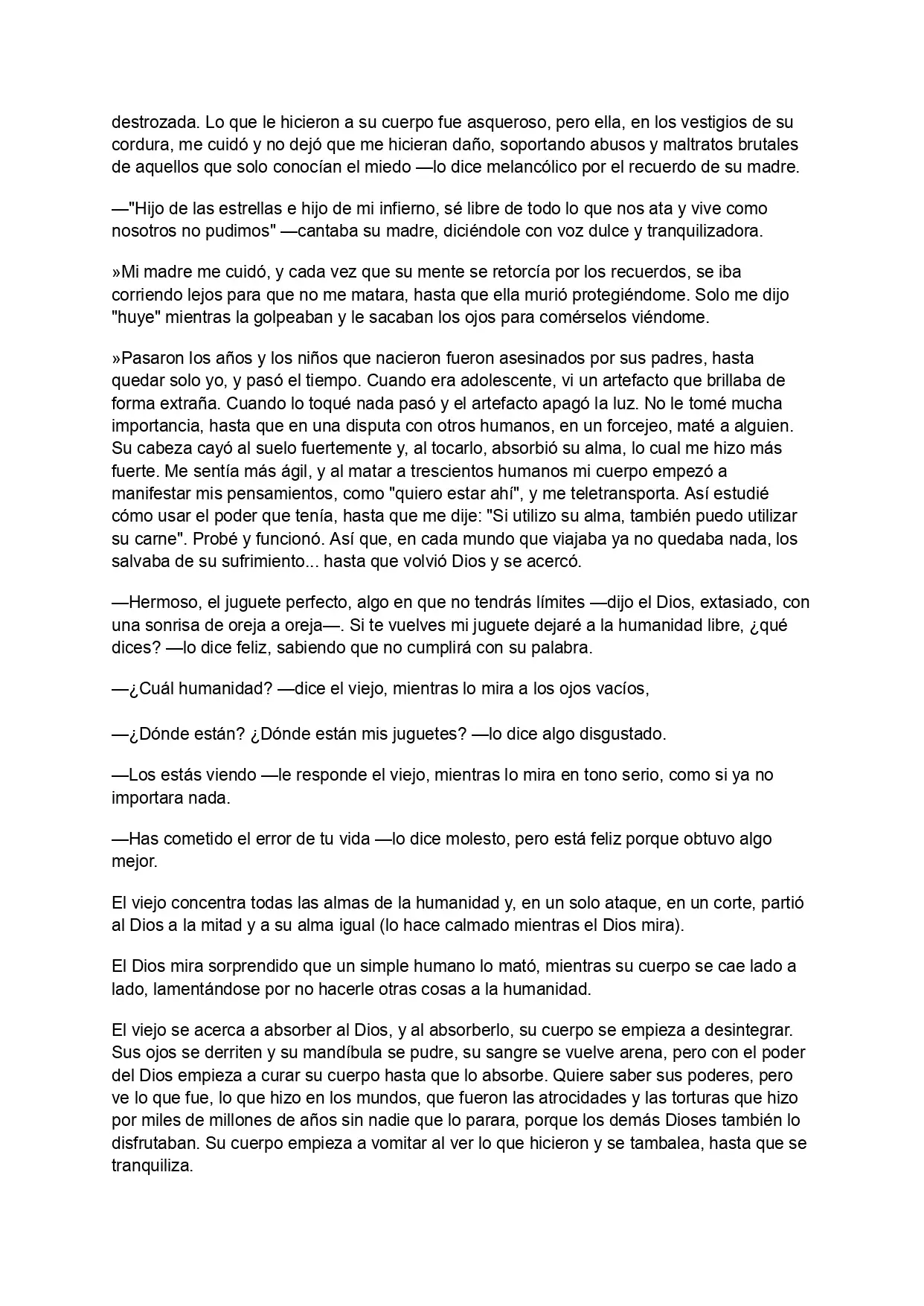 Un destino maldito (Novela) capítulo 4 página 3