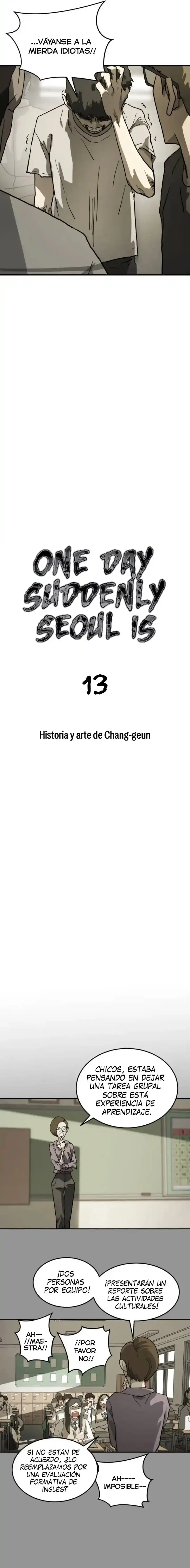 Un dia, de repente, Seul es capítulo 13 página 4